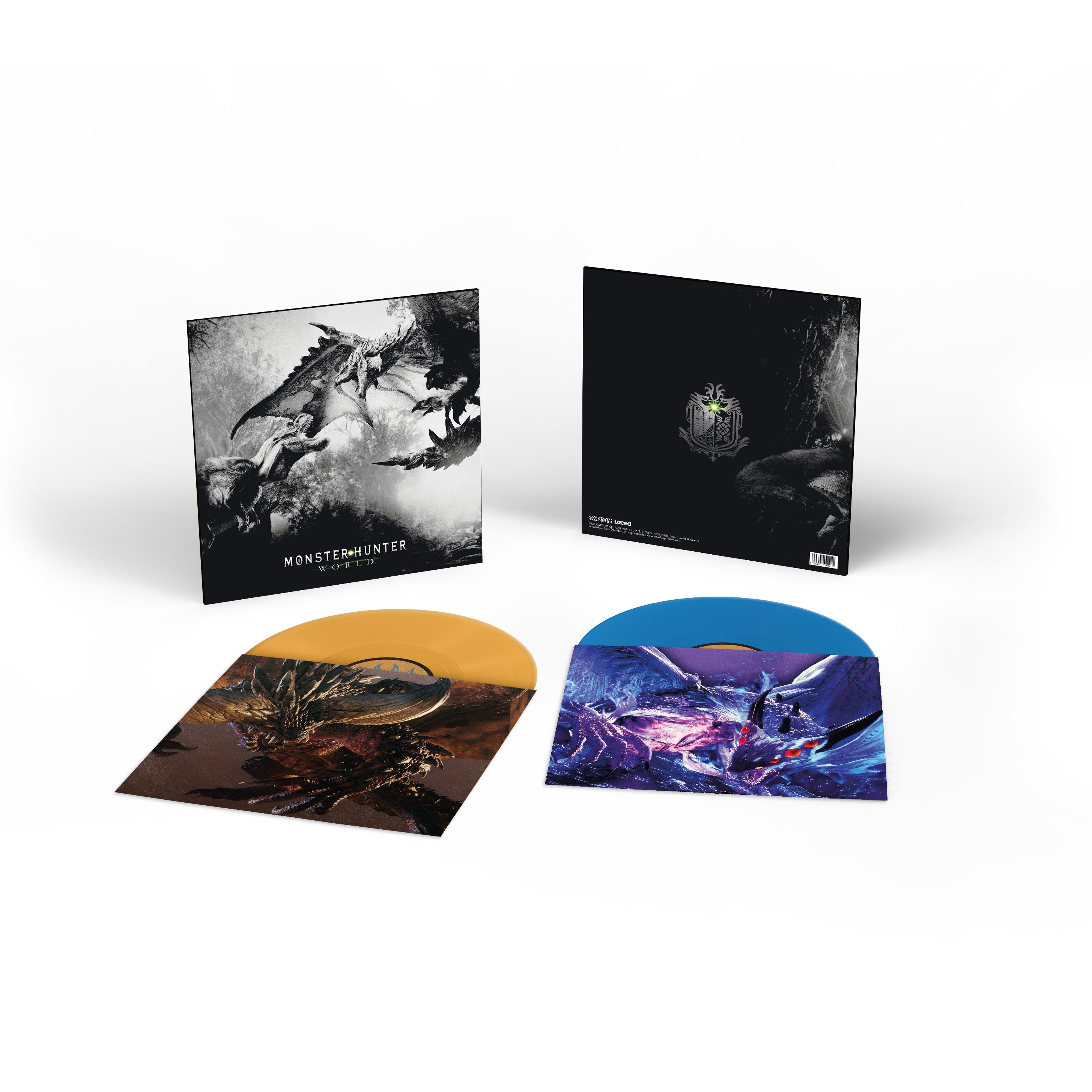 Capcom Sound Team - Monster Hunter - World (Original Soundtrack): Limited Mustard & Blue Vinyl 2LP
