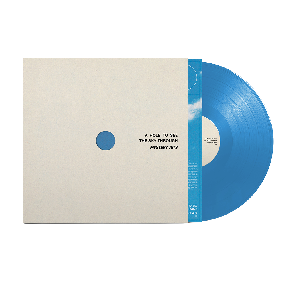 Mystery Jets - A Hole To See The Sky Through: Signed Blue Vinyl LP