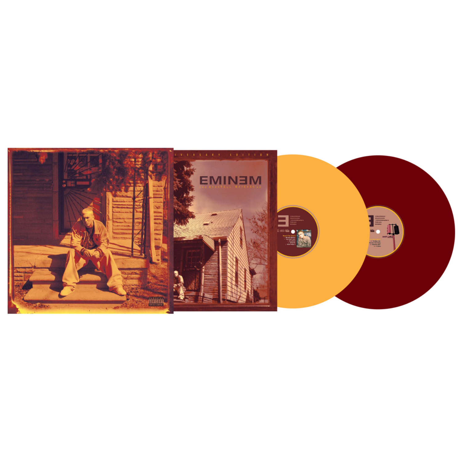 Eminem - The Marshall Mathers LP (25th Anniversary) (Red/Yellow Vinyl + Poster)