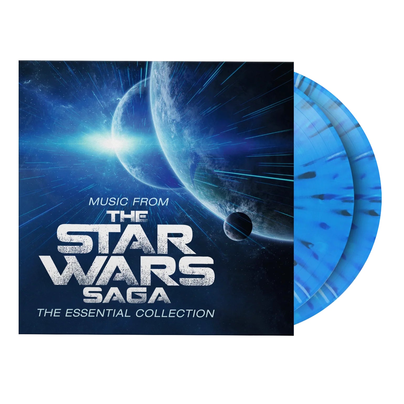 Original Soundtrack - Music From The Star Wars Saga: Gatefold Hyperspace Blue Splatter Vinyl 2LP