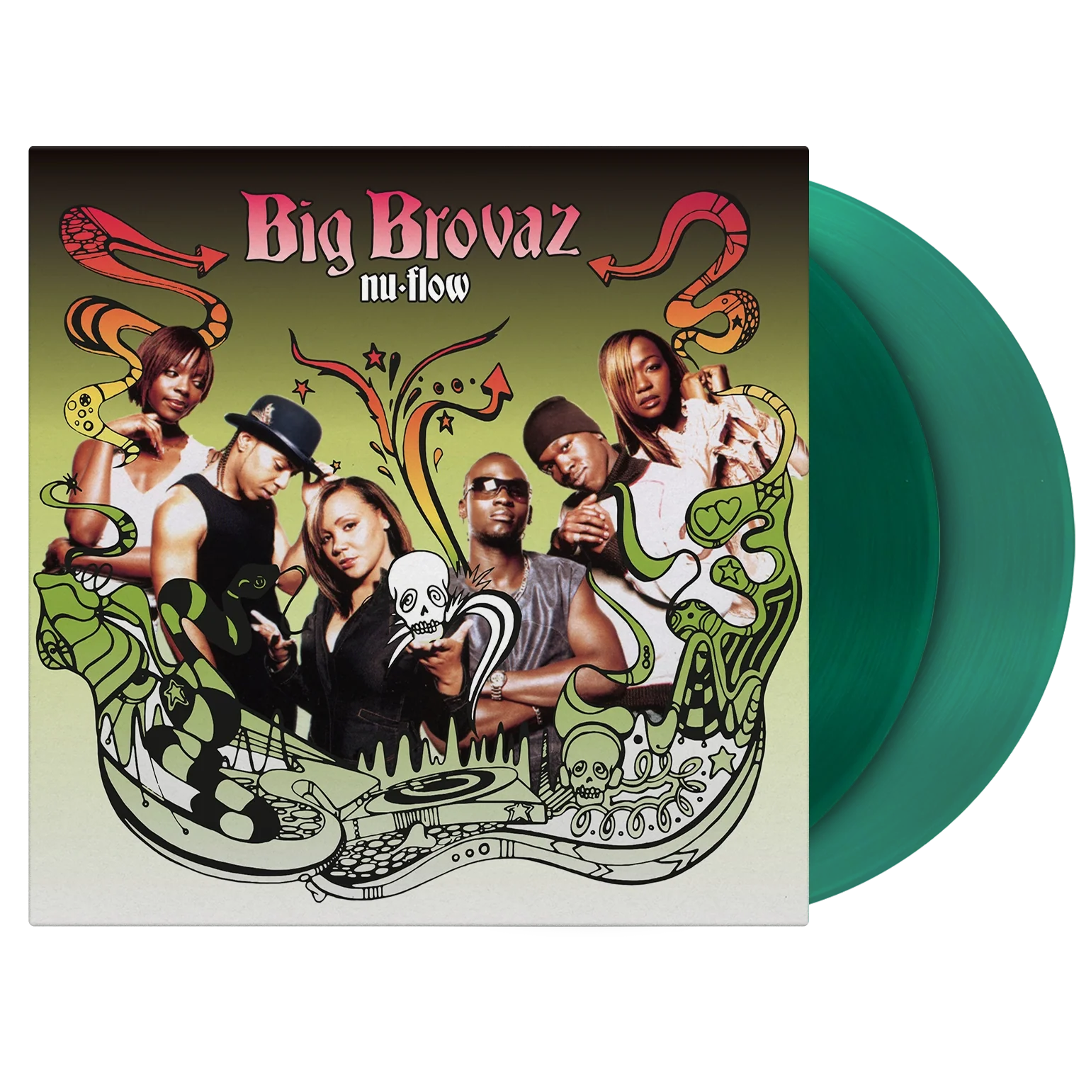 Big Brovaz - Nu Flow: Translucent Green Vinyl 2LP