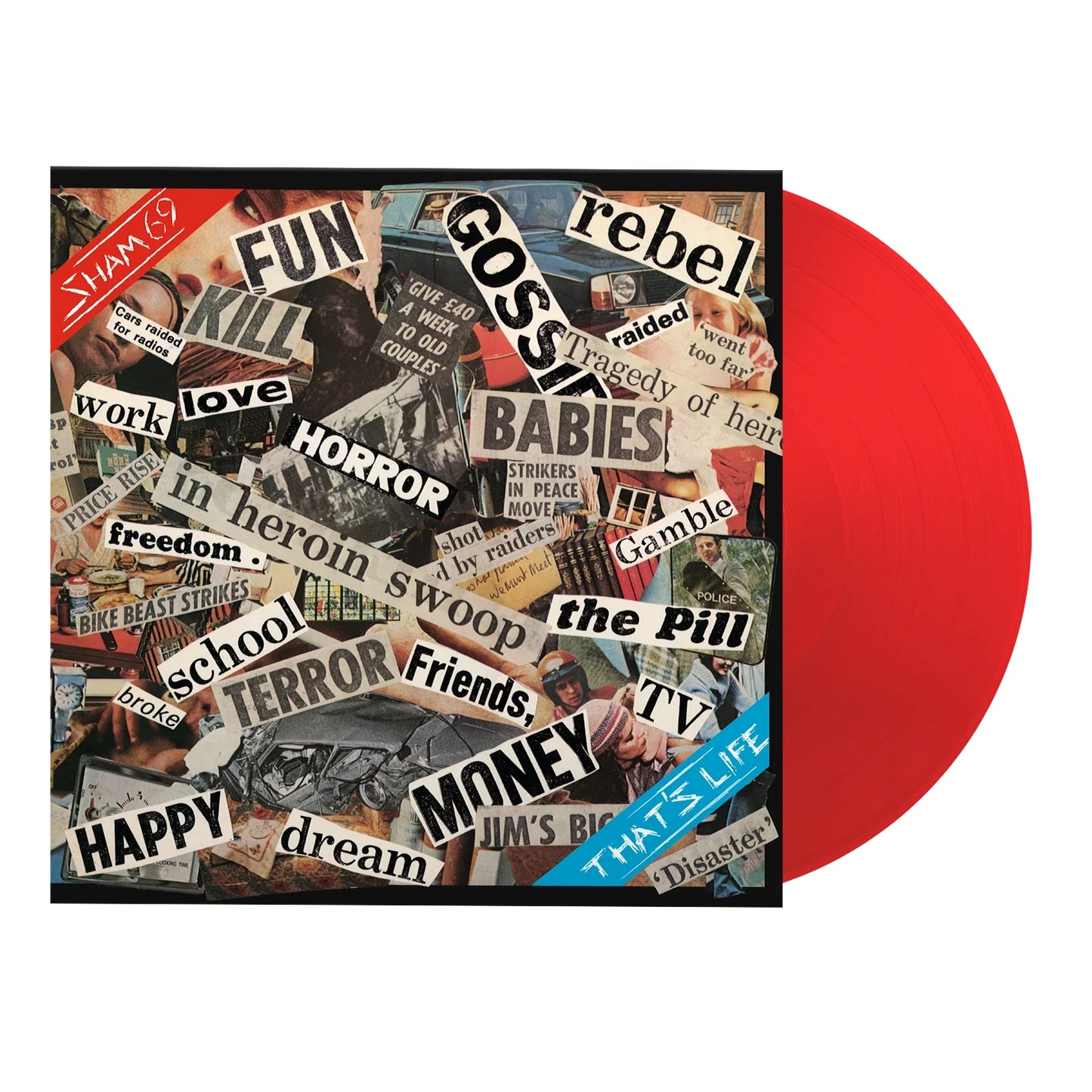 Sham 69 - That's Life: Translucent Red Vinyl LP