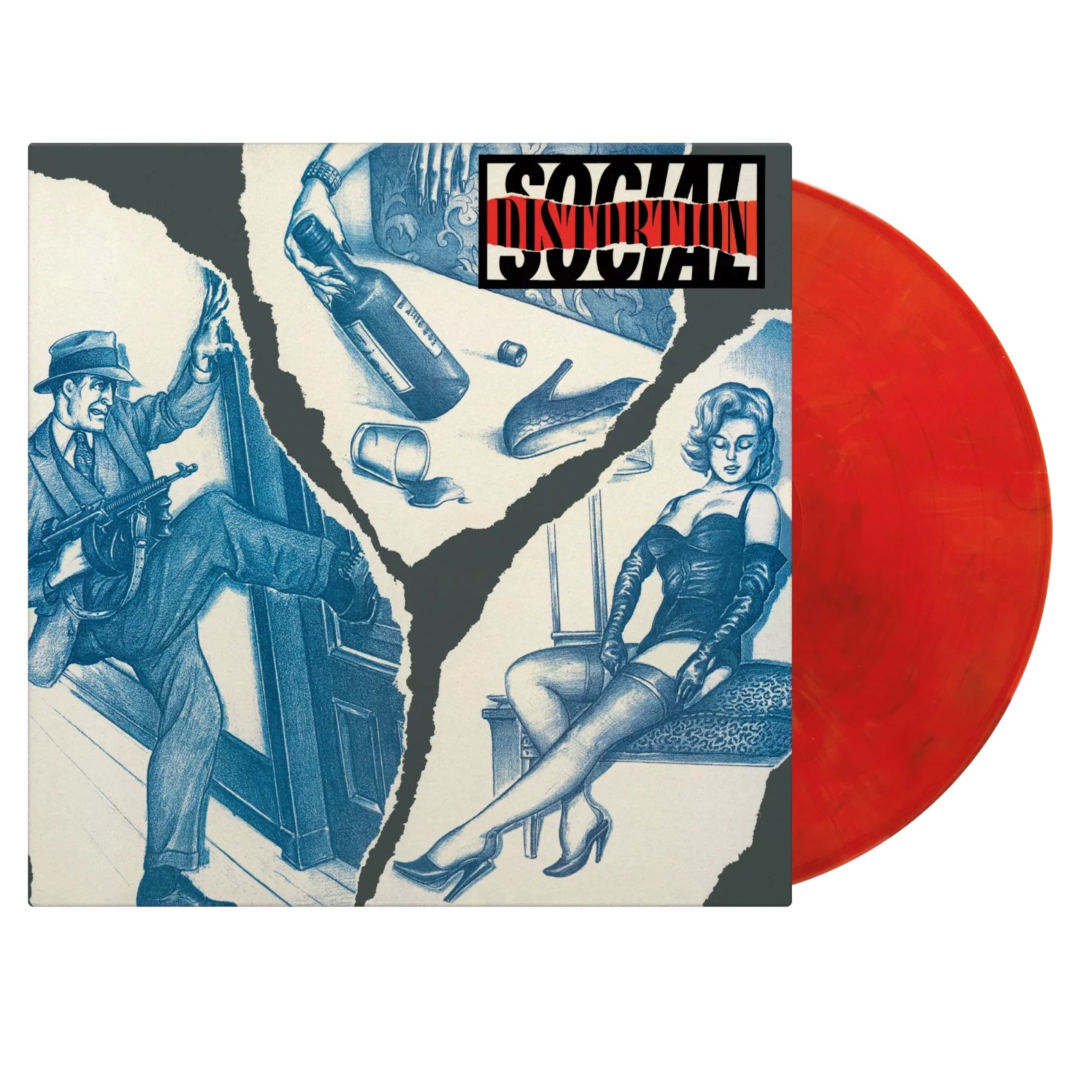 Social Distortion - Social Distortion: Red Marble Vinyl LP