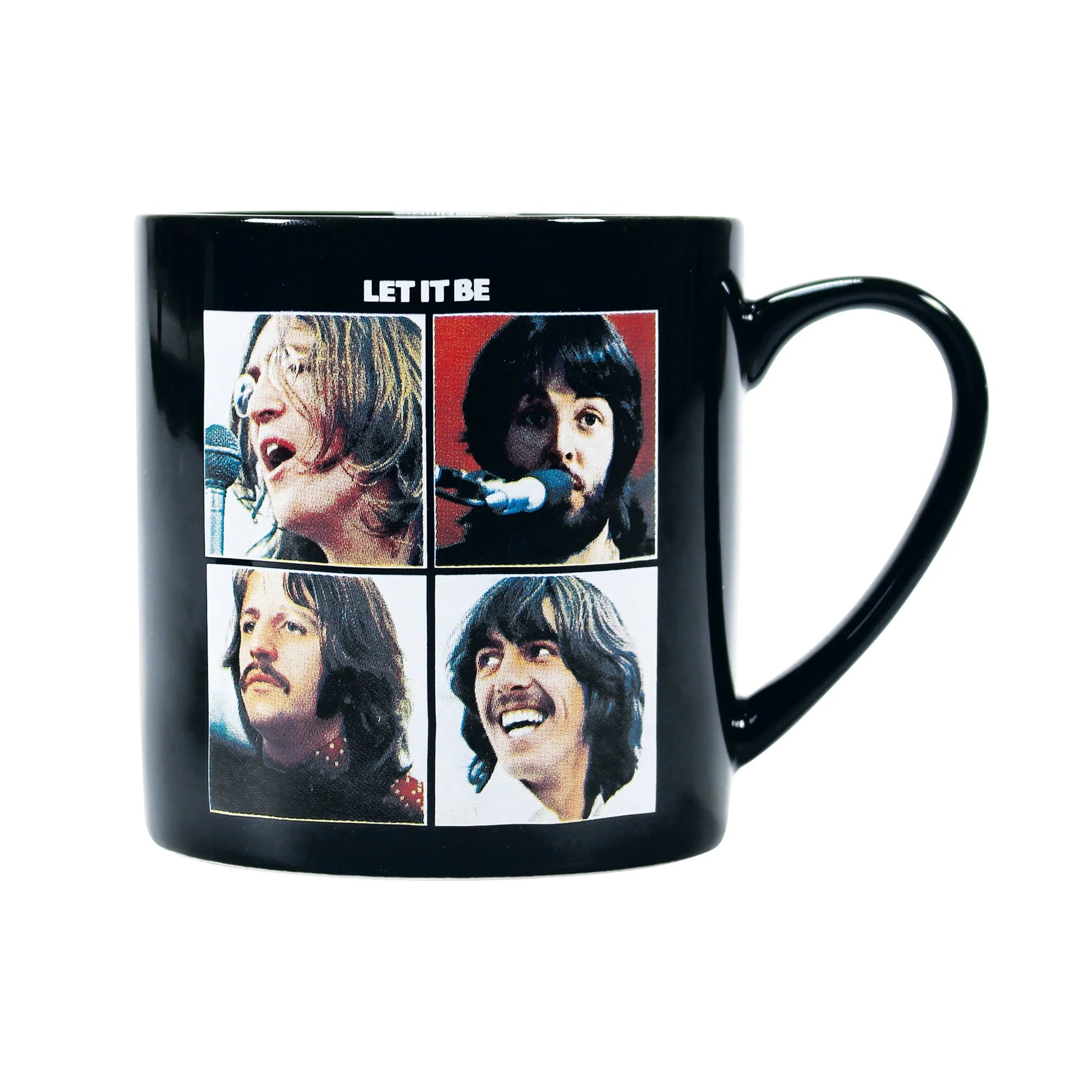 The Beatles - Let It Be Black Mug