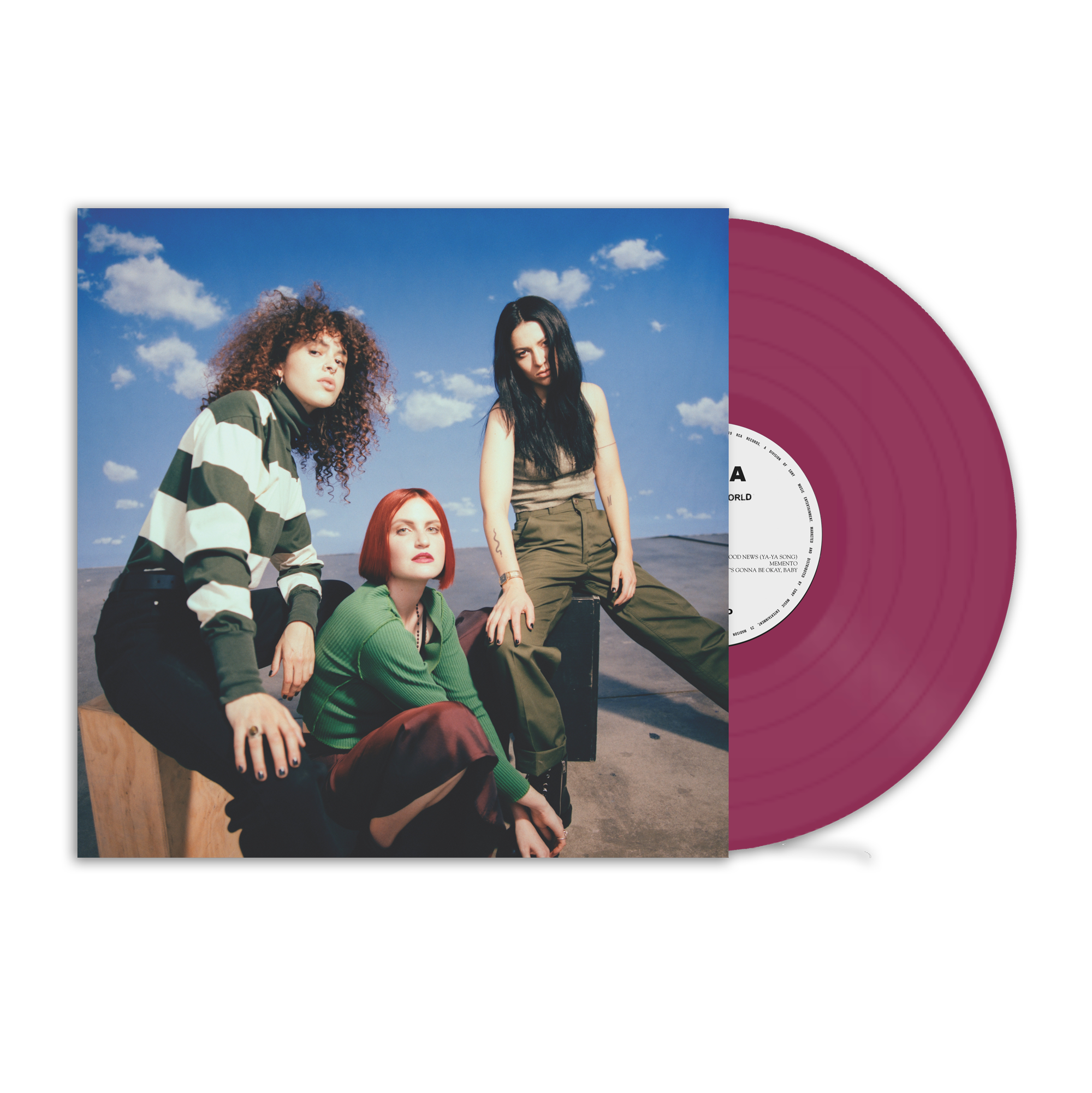 MUNA - Saves The World: Limited 'Raspberry' Vinyl LP