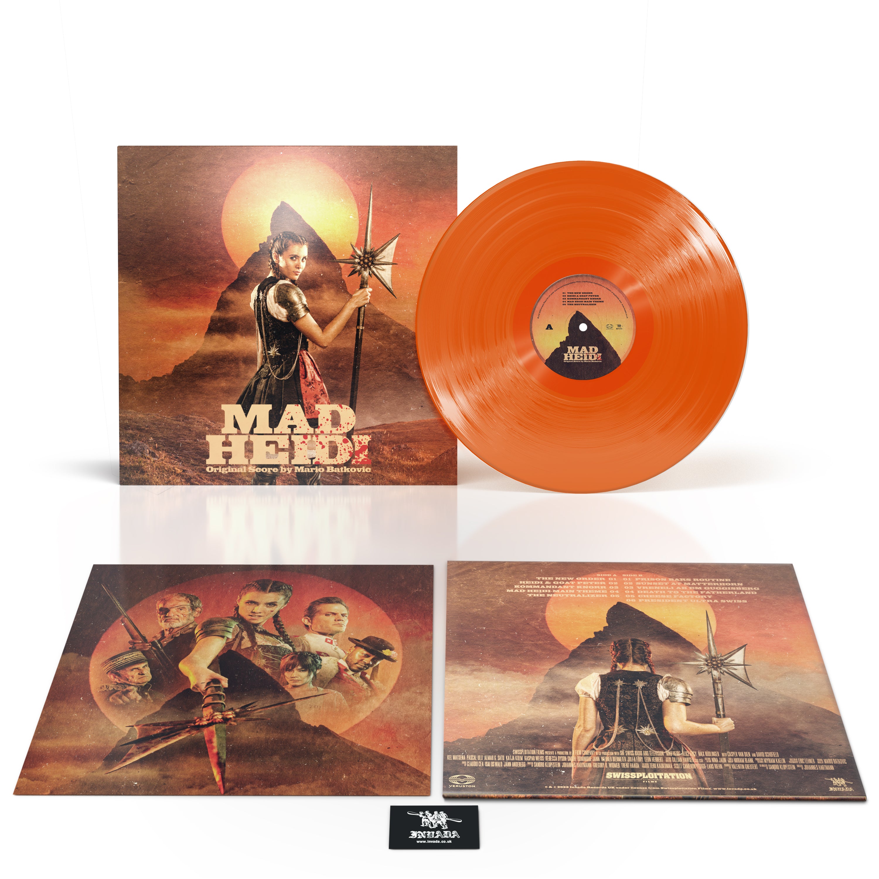 Mario Batkovic - Mad Heidi (Original Score): Limited Orange Vinyl LP