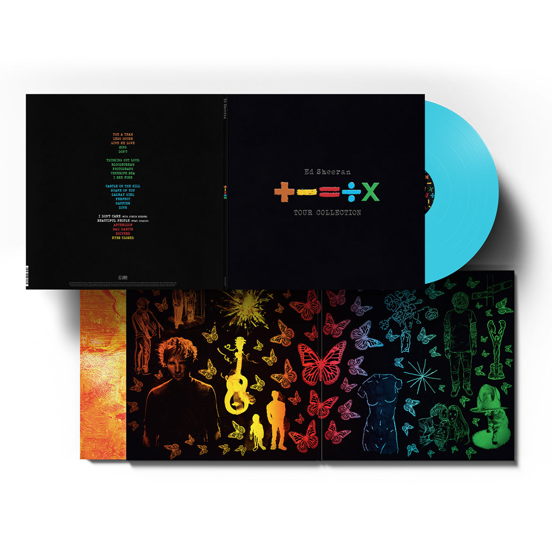 Ed Sheeran - +-=÷× (TOUR COLLECTION): Bright Blue Vinyl 2LP - Recordstore