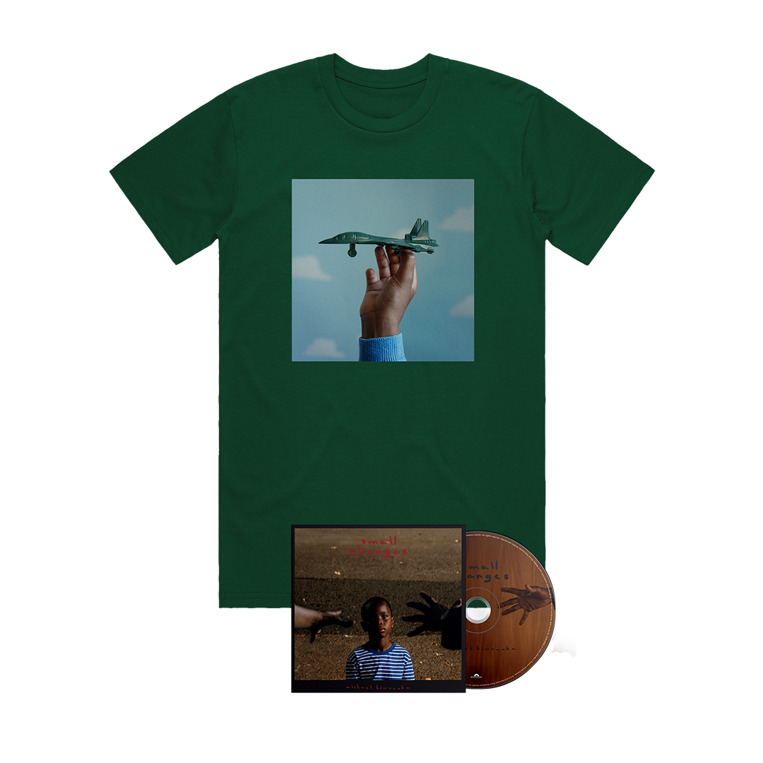 Small Changes: CD, Green 'Floating Parade' T-Shirt + Signed Art Card