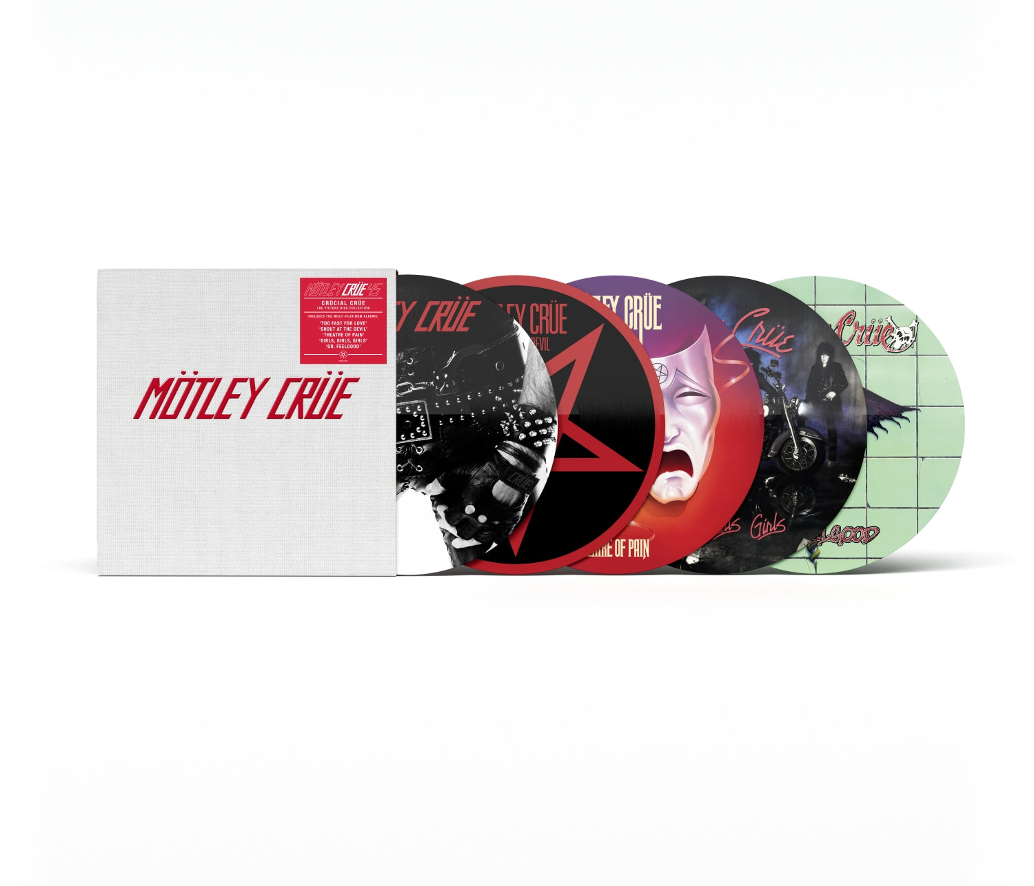 Motley Crue - Crucial Crue (45th Anniversary) 5CD Box Set