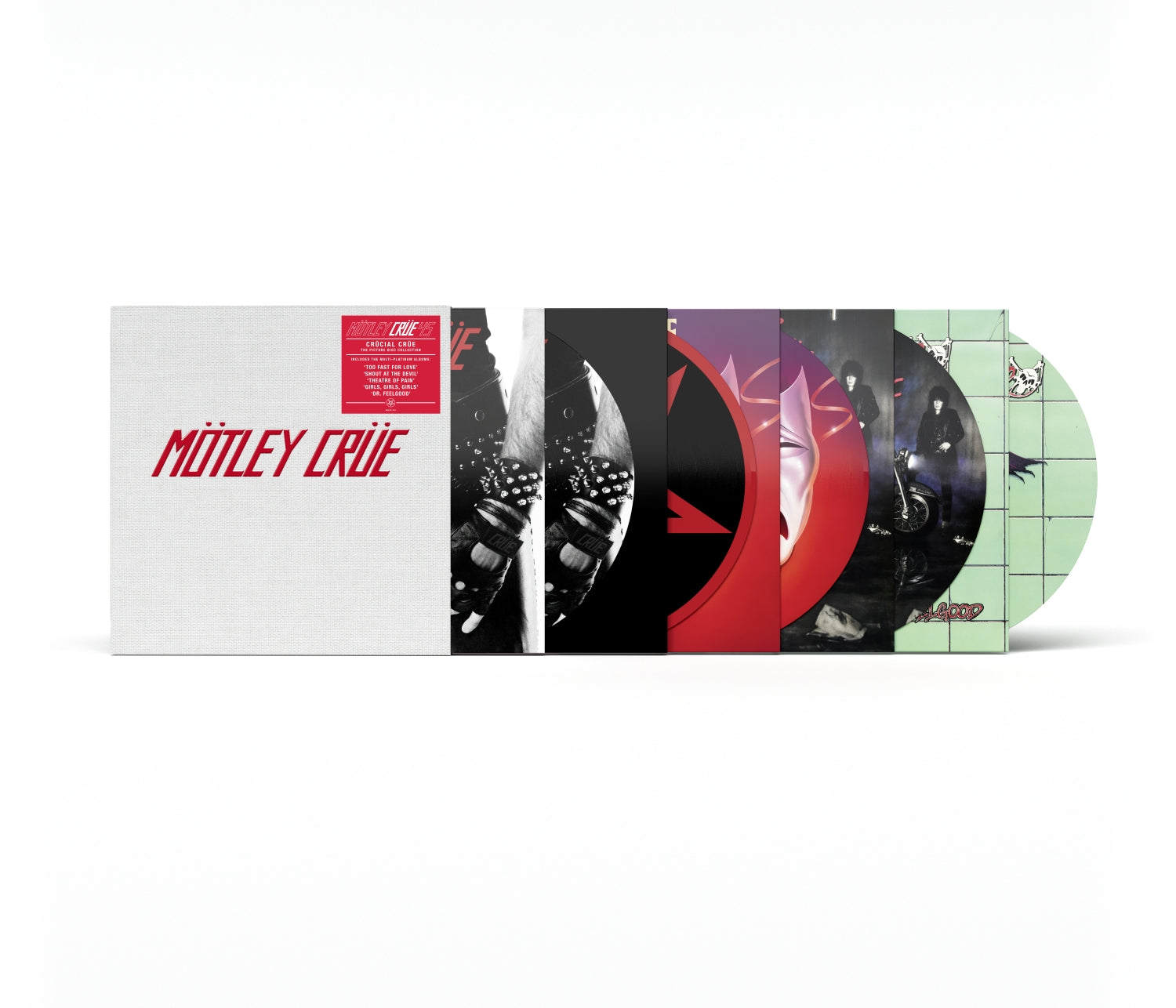 Motley Crue - Crucial Crue (45th Anniversary): 5LP Picture Disc Vinyl Box Set