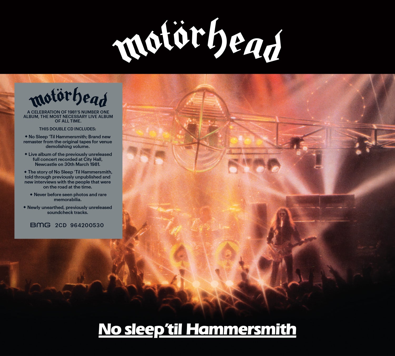 Motorhead - No Sleep 'Til Hammersmith (40th Anniversary Deluxe Edition): 2CD