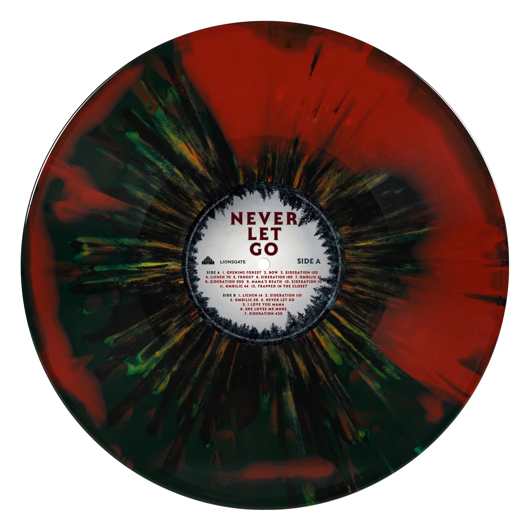 ROB - Never Let Go: Limited Blood Red & Black Swirl w/ Splatter Vinyl LP