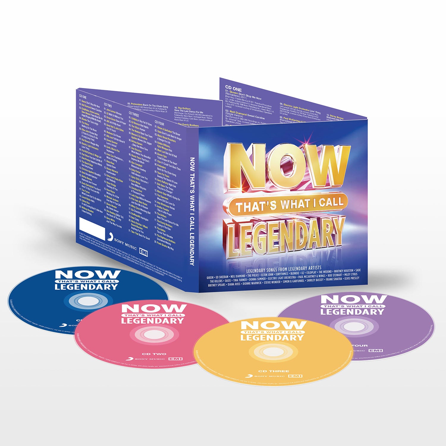 Now Music, Various Artists - NOW That’s What I Call Legendary (4CD)