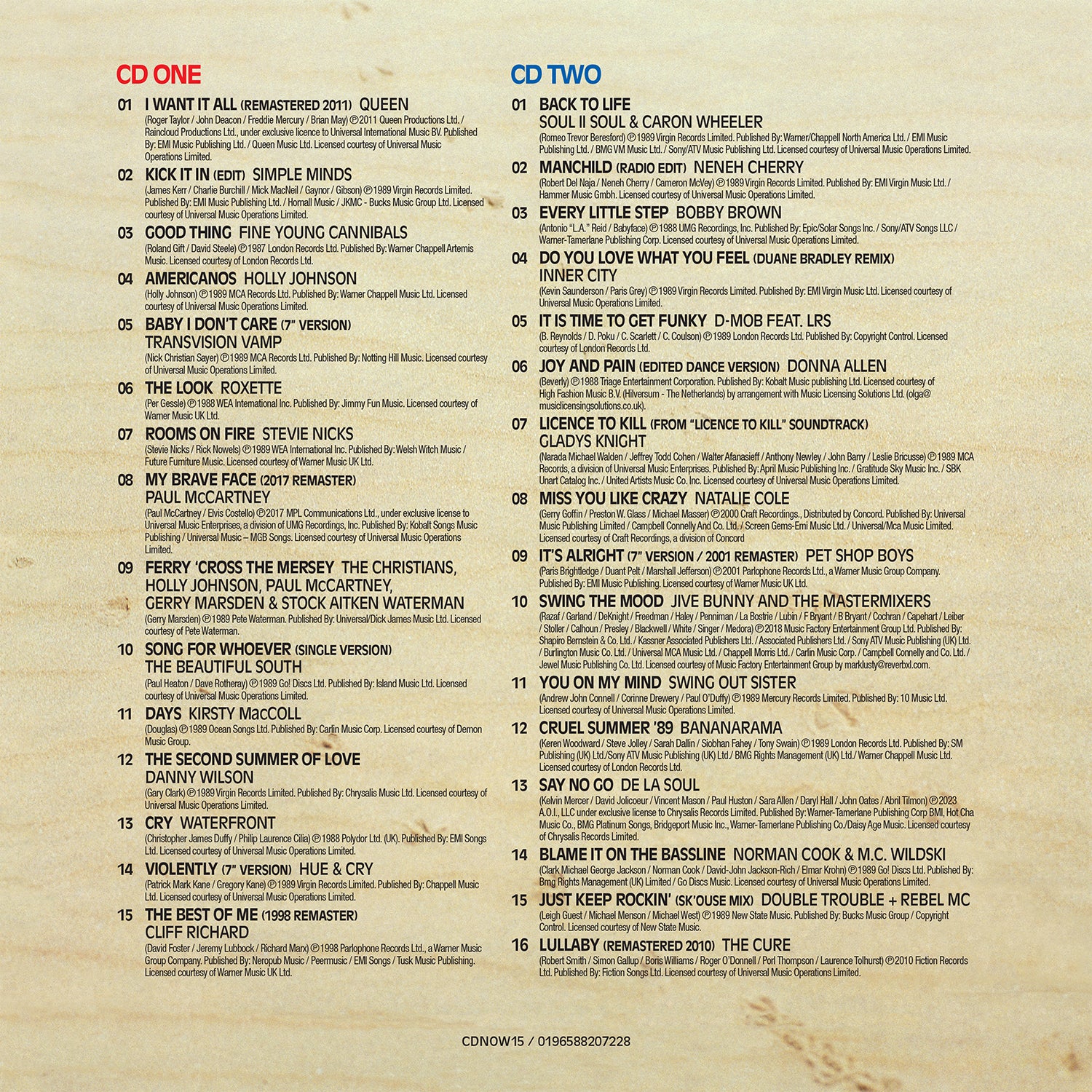 Various Artists - NOW That's What I Call Music! 15 (2CD) - Recordstore