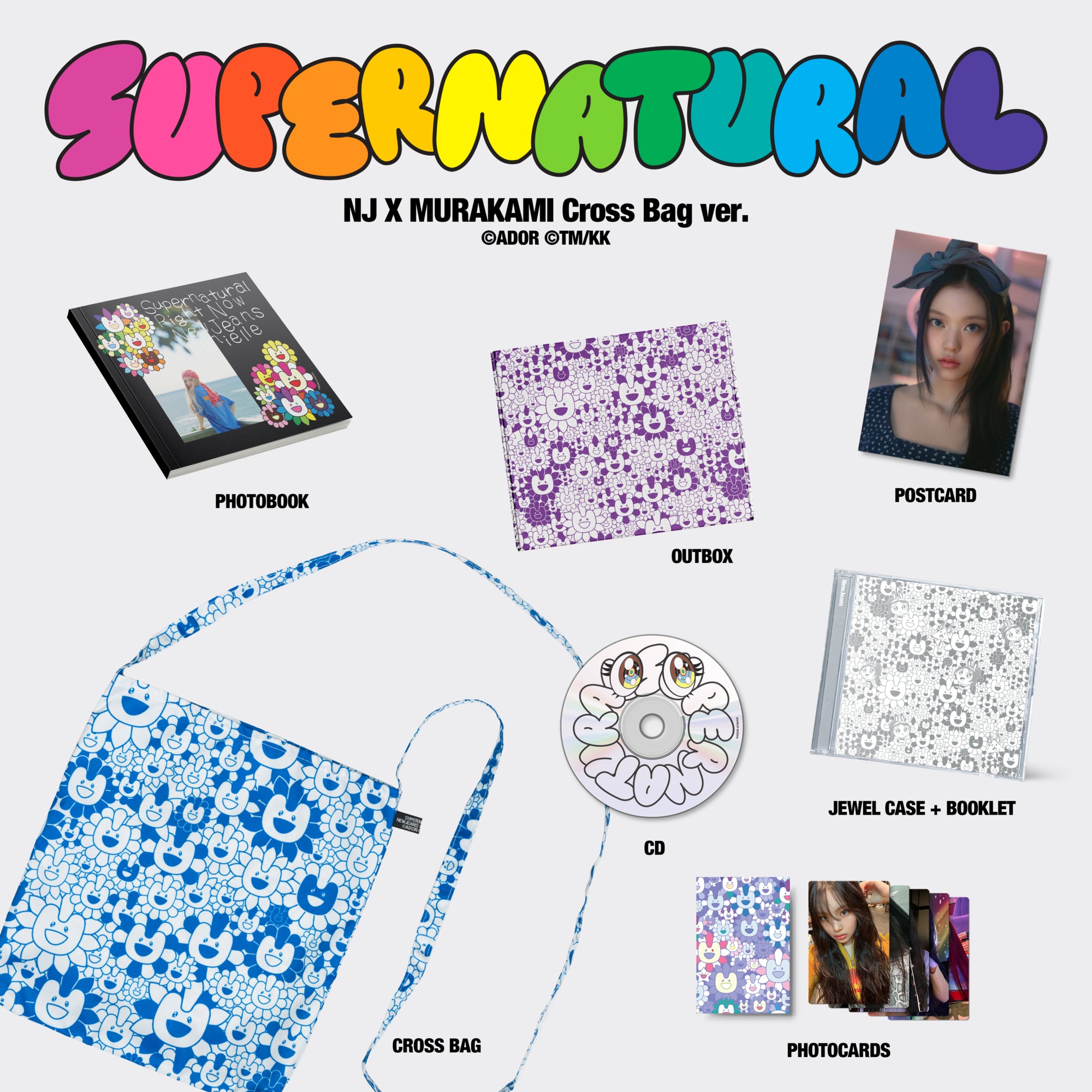 NewJeans - Supernatural (NJ X MURAKAMI - Cross Bag Version): CD