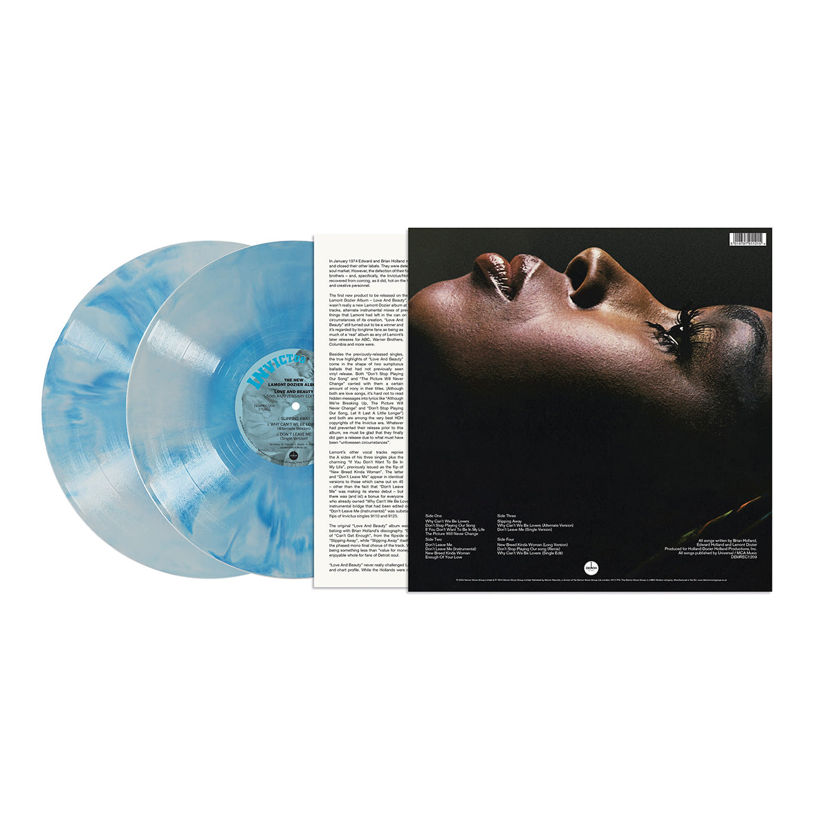Lamont Dozier - The New Lamont Dozier Album - Love and Beauty (50th Anniversary): Blue Marble Vinyl 2LP [RSD24]