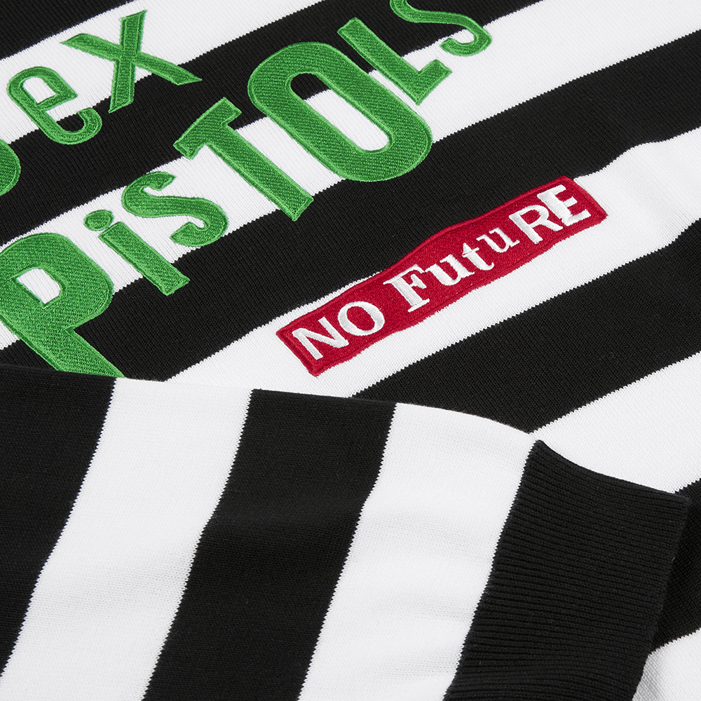 Sex Pistols - No Future Striped Knit Sweater