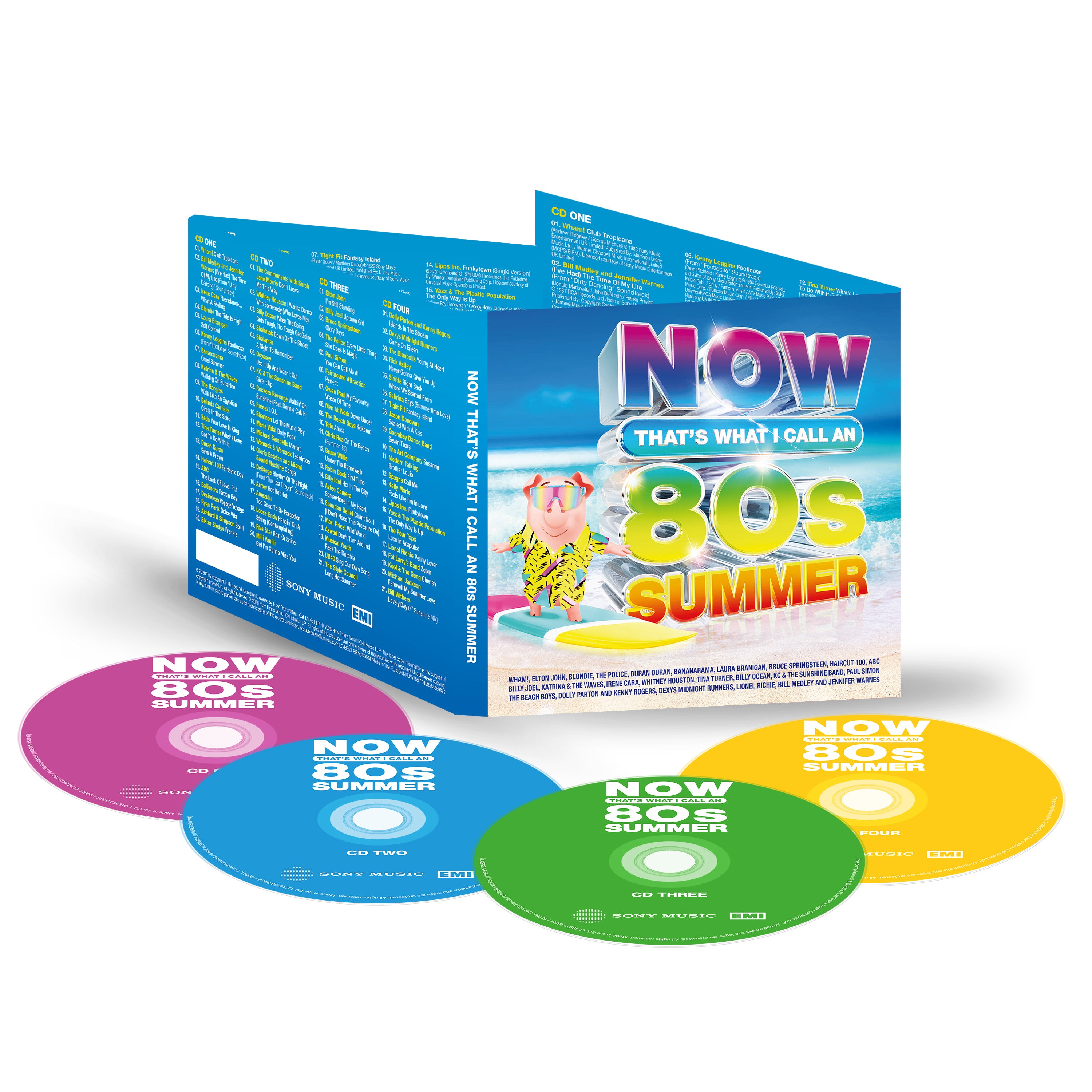 Various Artists - NOW That’s What I Call An 80s Summer (4CD)