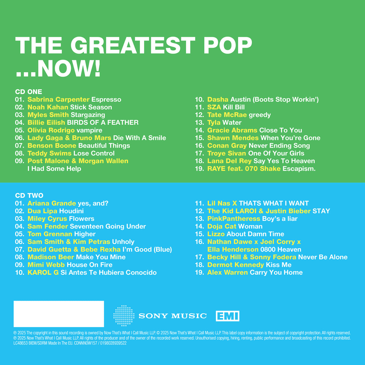 Various Artists - NOW That's What I Call… Pop! (2CD)