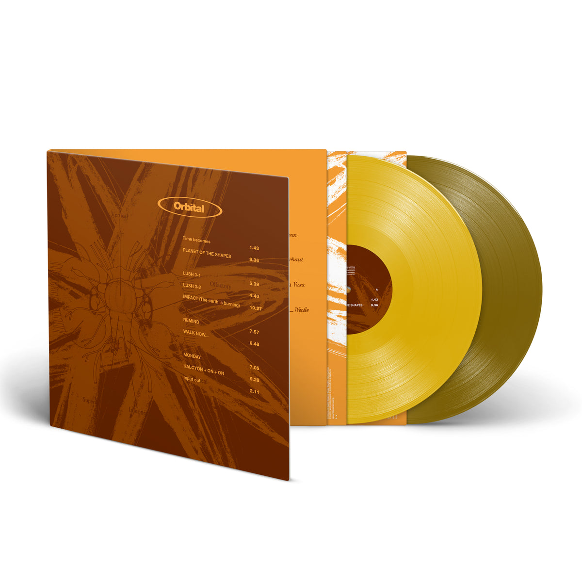 Orbital - Orbital (The Brown Album): Limited Brown & Orange Vinyl 2LP ...