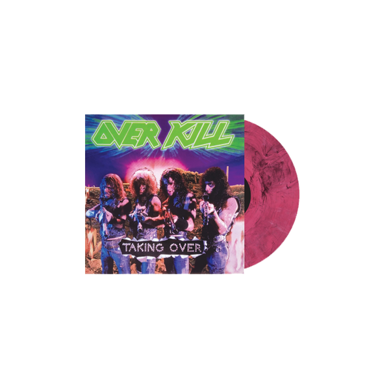 Overkill - Taking Over: Limited Edition Pink & Black Marble Vinyl LP