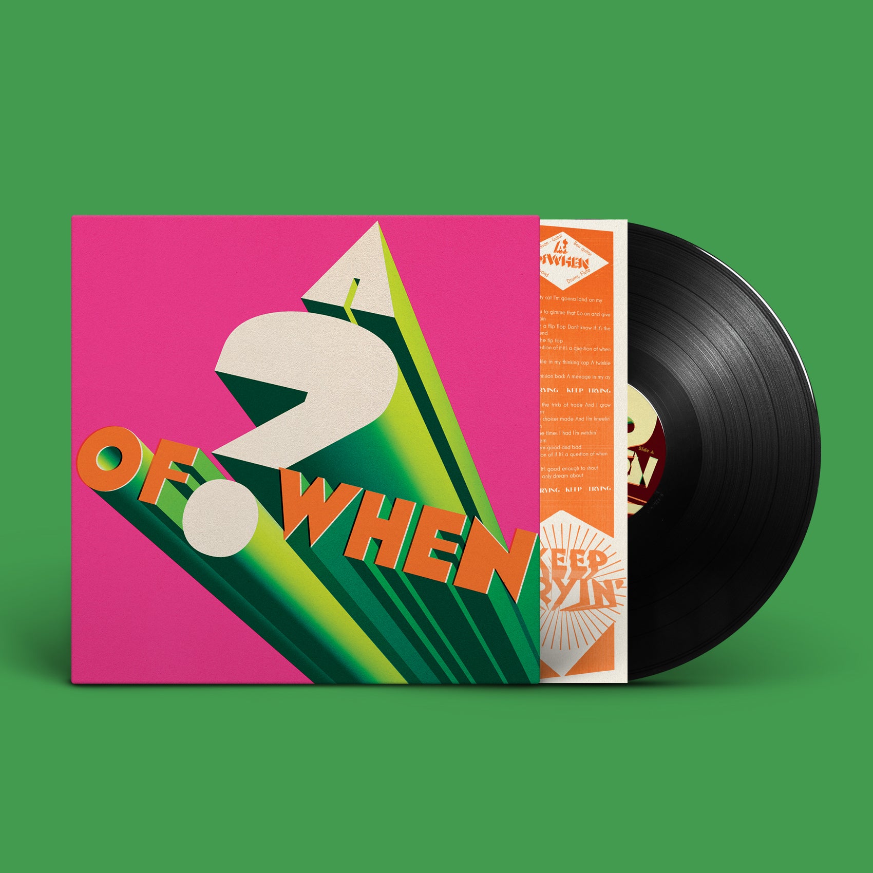 Panda Bear & Sonic Boom - A ? Of When: Black Vinyl LP