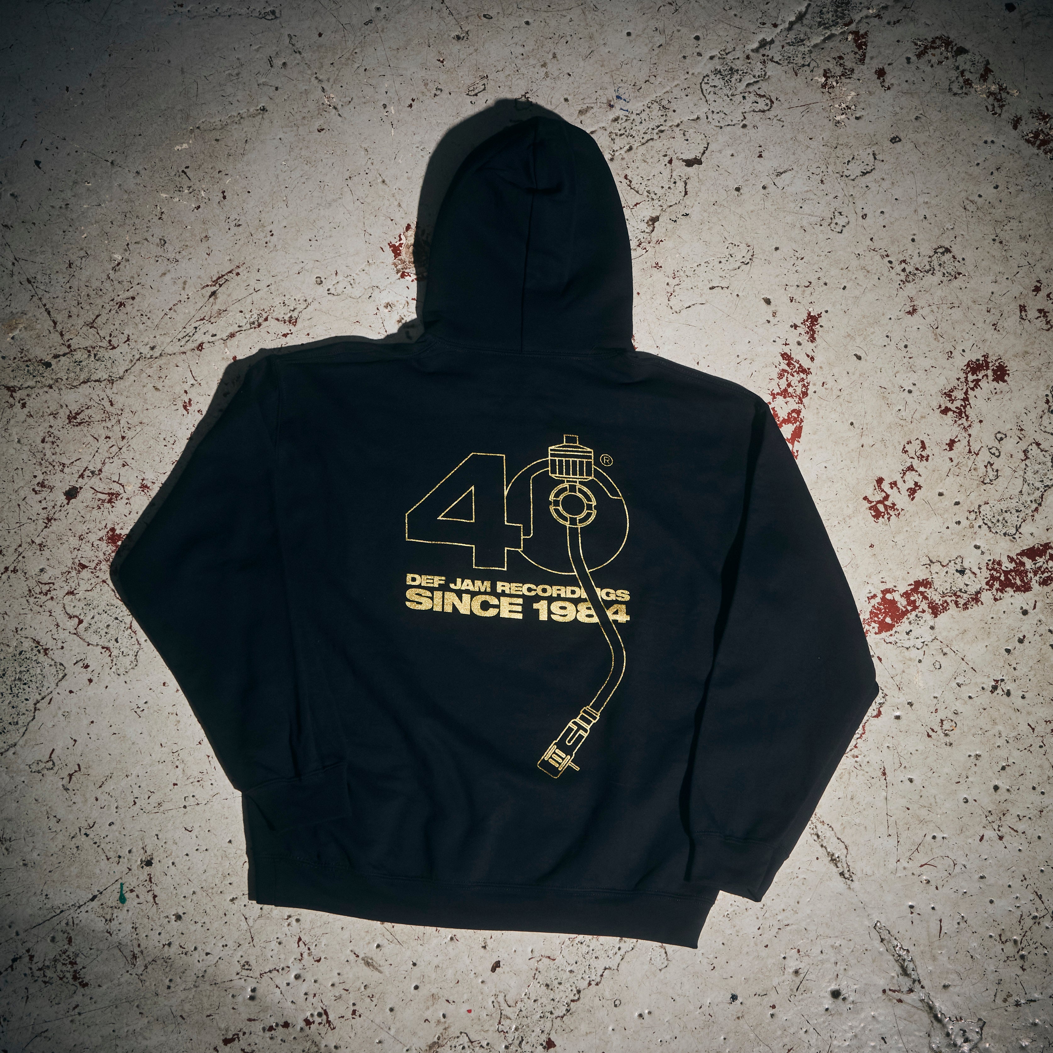 0207 Def Jam - Limited Edition Def Jam 40th Anniversary Black Hoodie