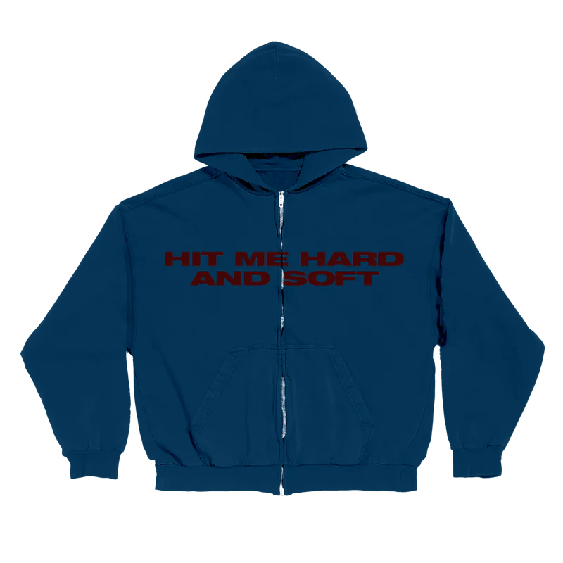 Billie Eilish - Blue & Red Zip Hoodie