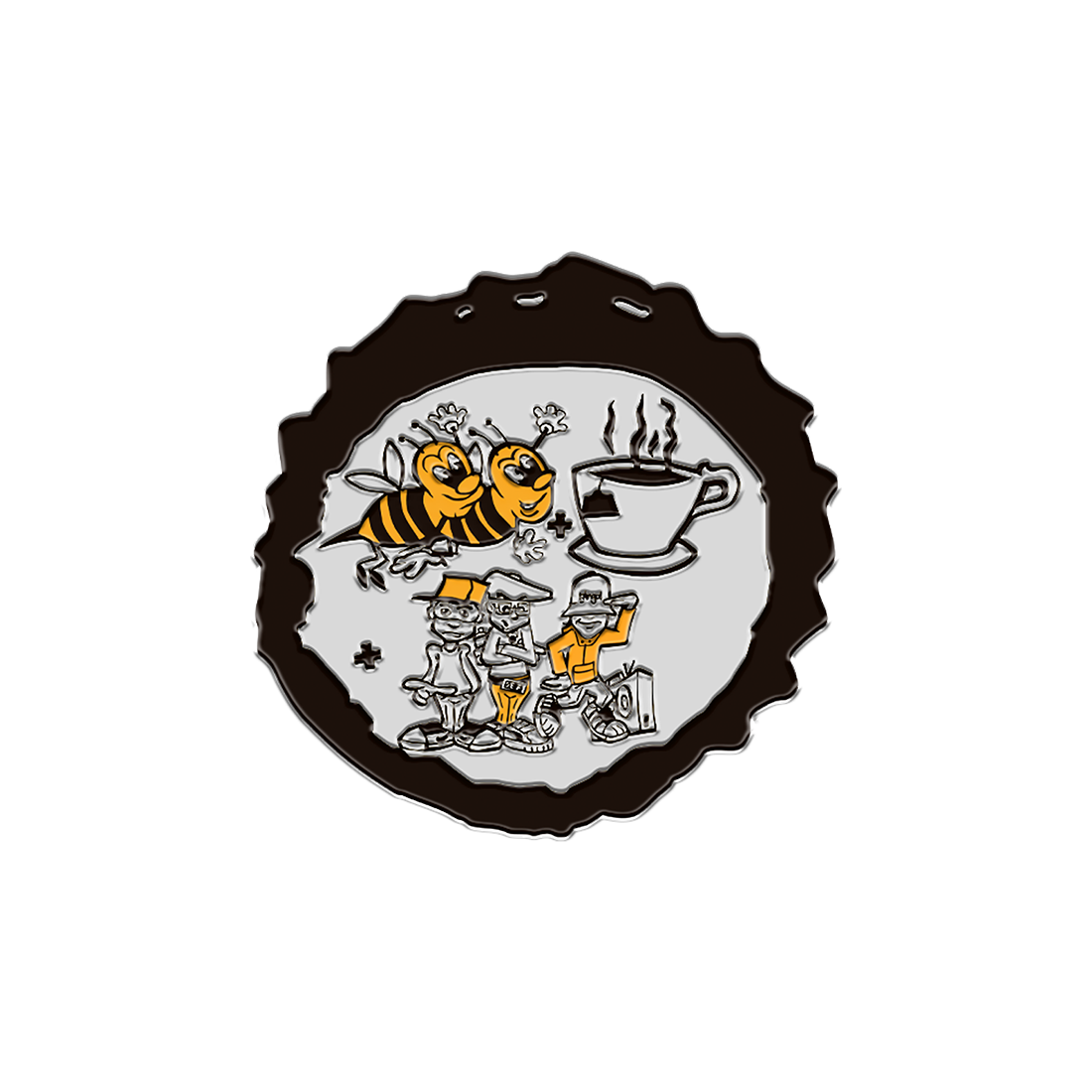 Beastie Boys - Beastie Boys Bees Tea Boys Pin