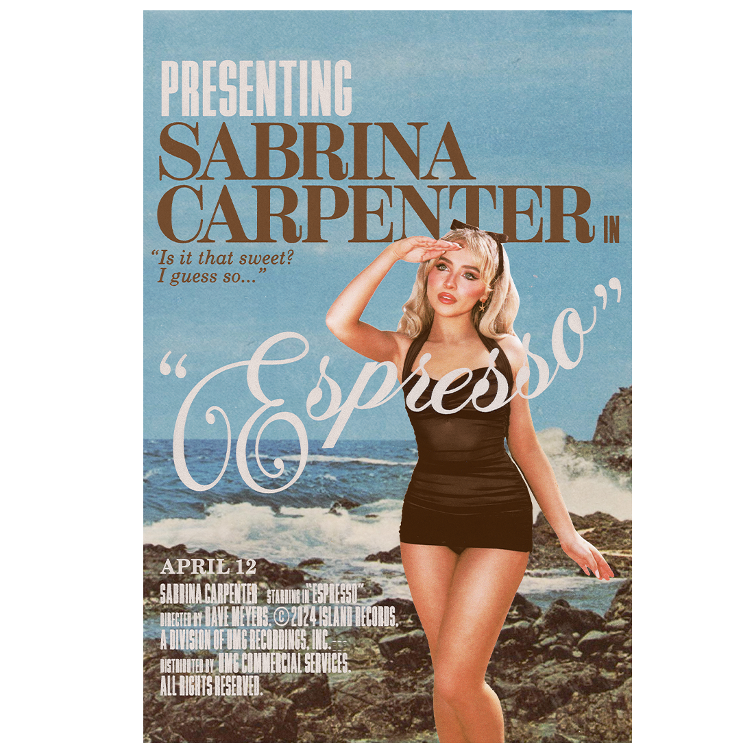 Sabrina Carpenter - Espresso Poster