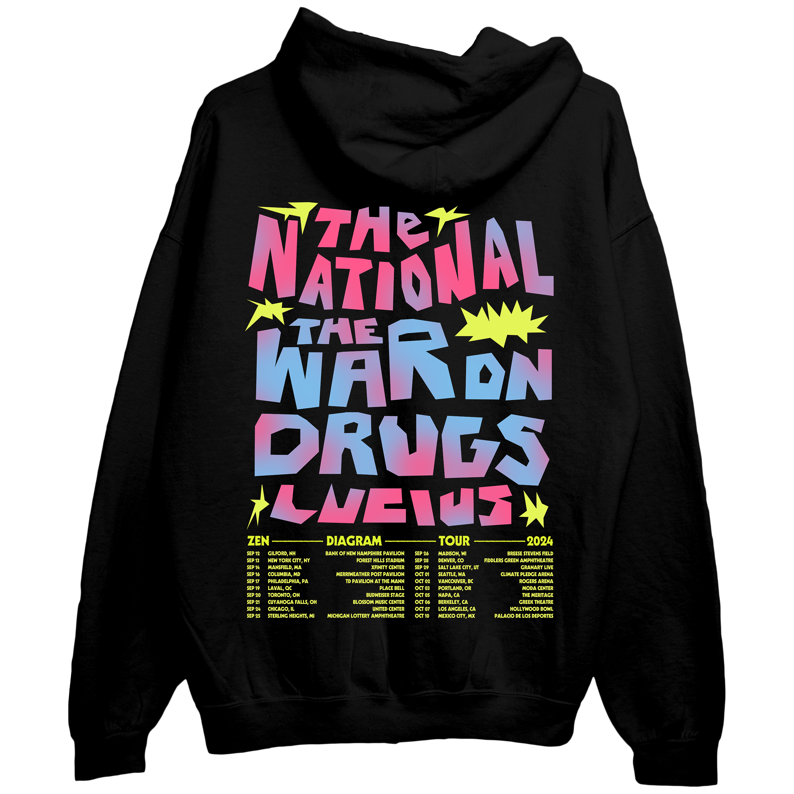 The War On Drugs - Zen Diagram 2024 Zip-Up Hoodie