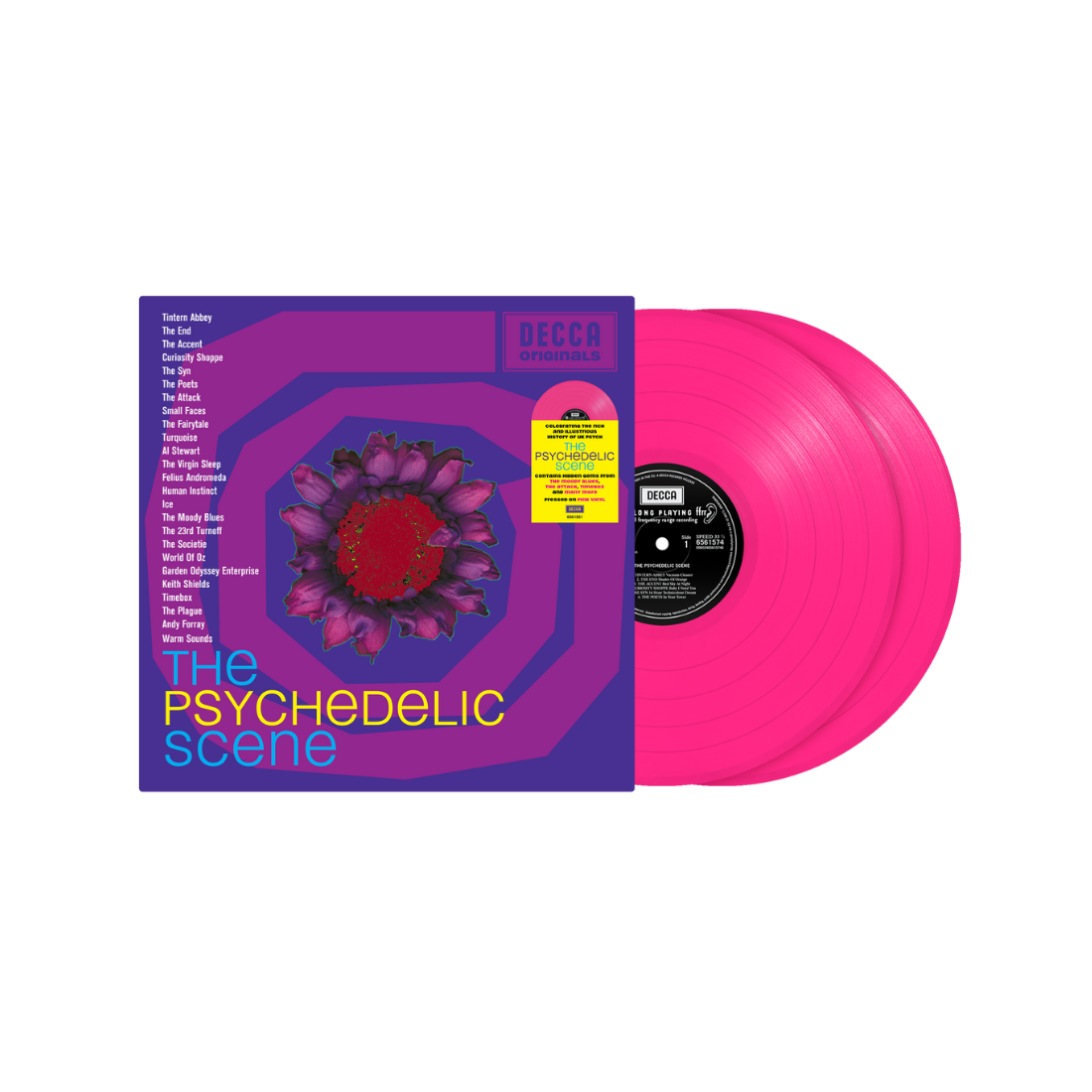 Various Artists - The Psychedelic Scene: Pink Vinyl LP