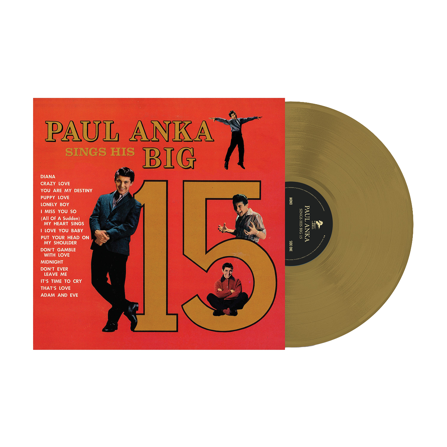 Paul Anka - Paul Anka Sings His Big 15: Vinyl LP