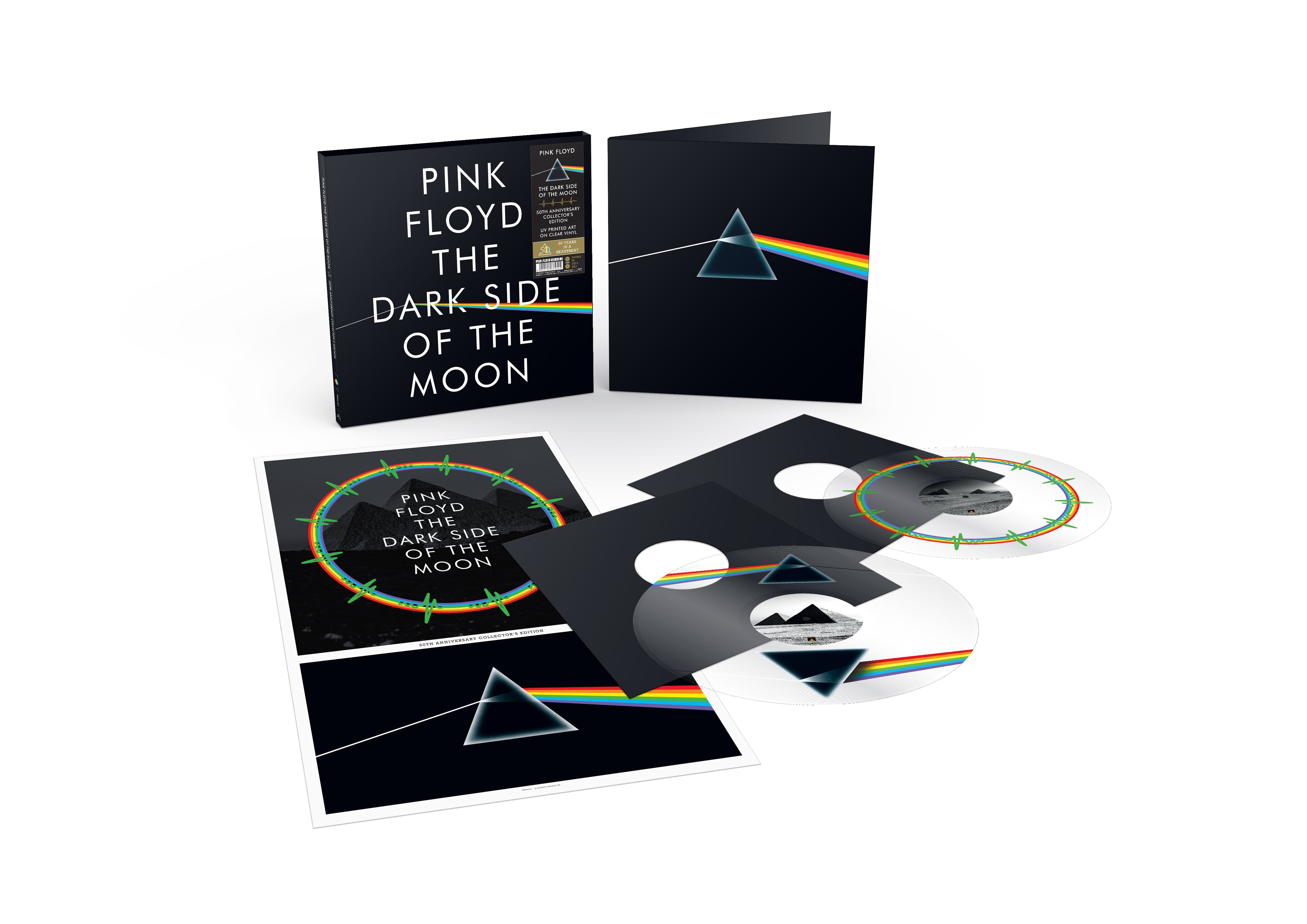 The Dark Side Of The Moon: Clear Picture Disc Vinyl 2LP (w/ UV Sleeve) + Limited Abbey Road Session Sheet