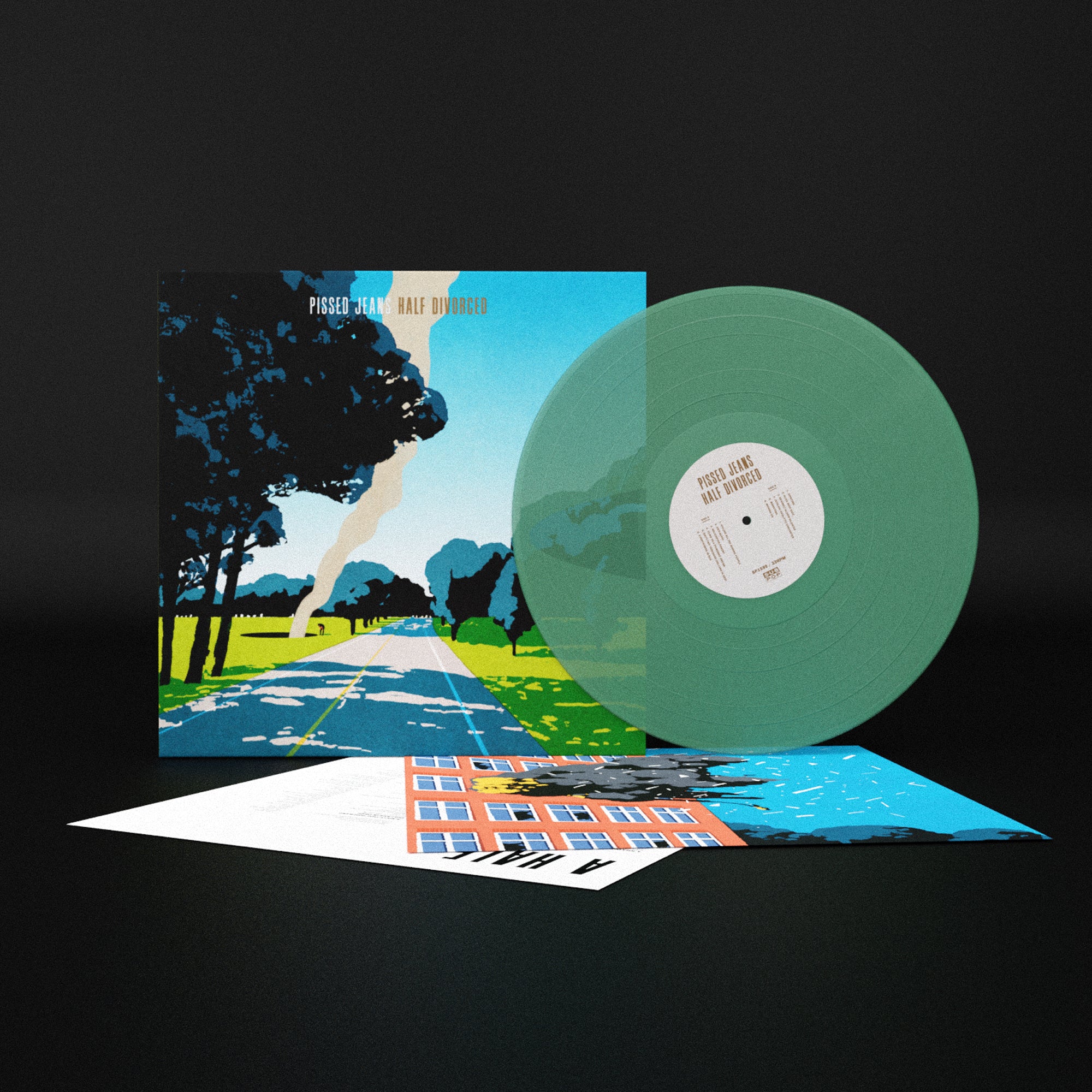 Pissed Jeans - Half Divorced: Loser Coke Bottle Green Vinyl LP