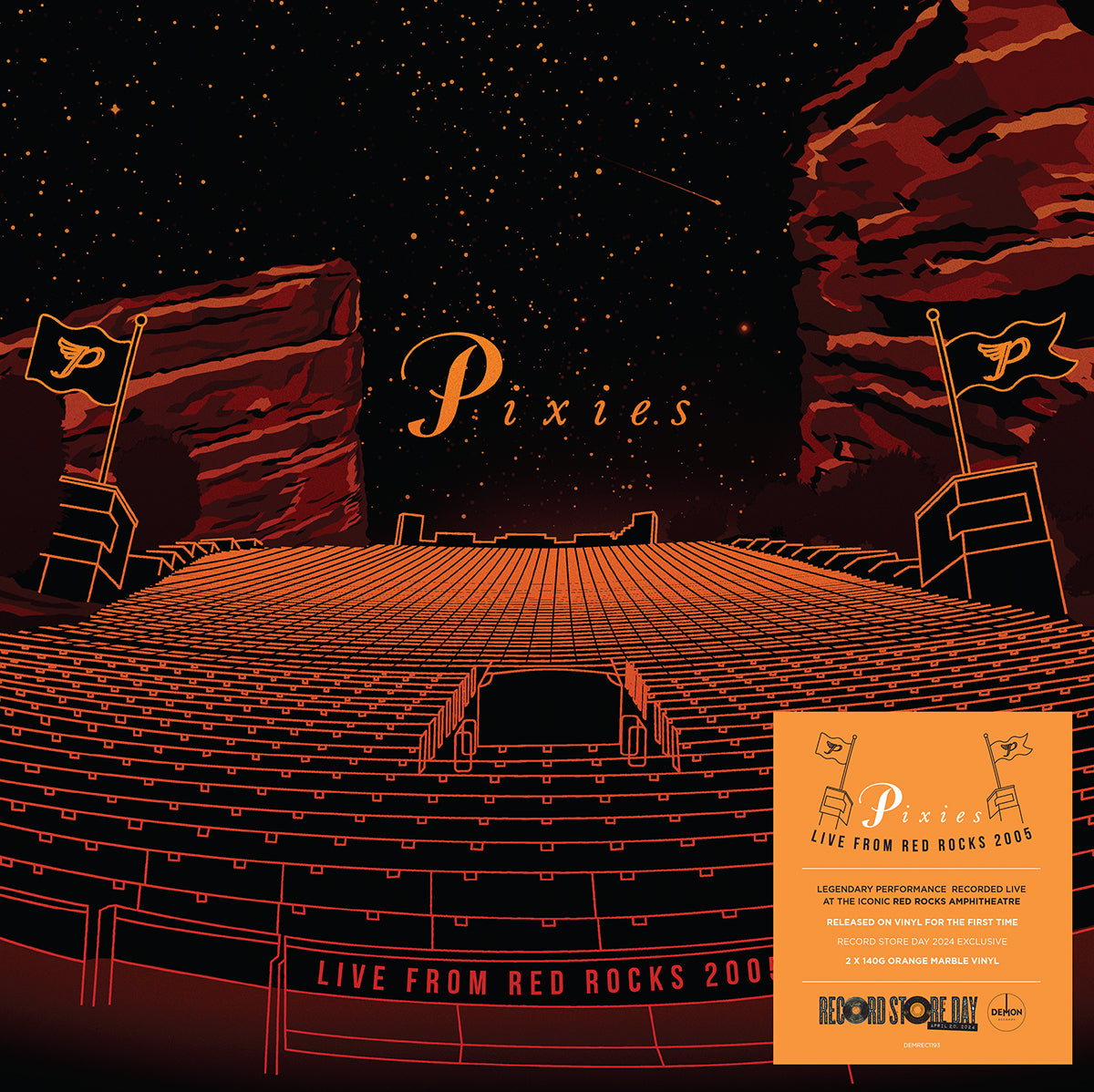 Pixies - Live From Red Rocks 2005: Orange Marble Vinyl 2LP [RSD24]