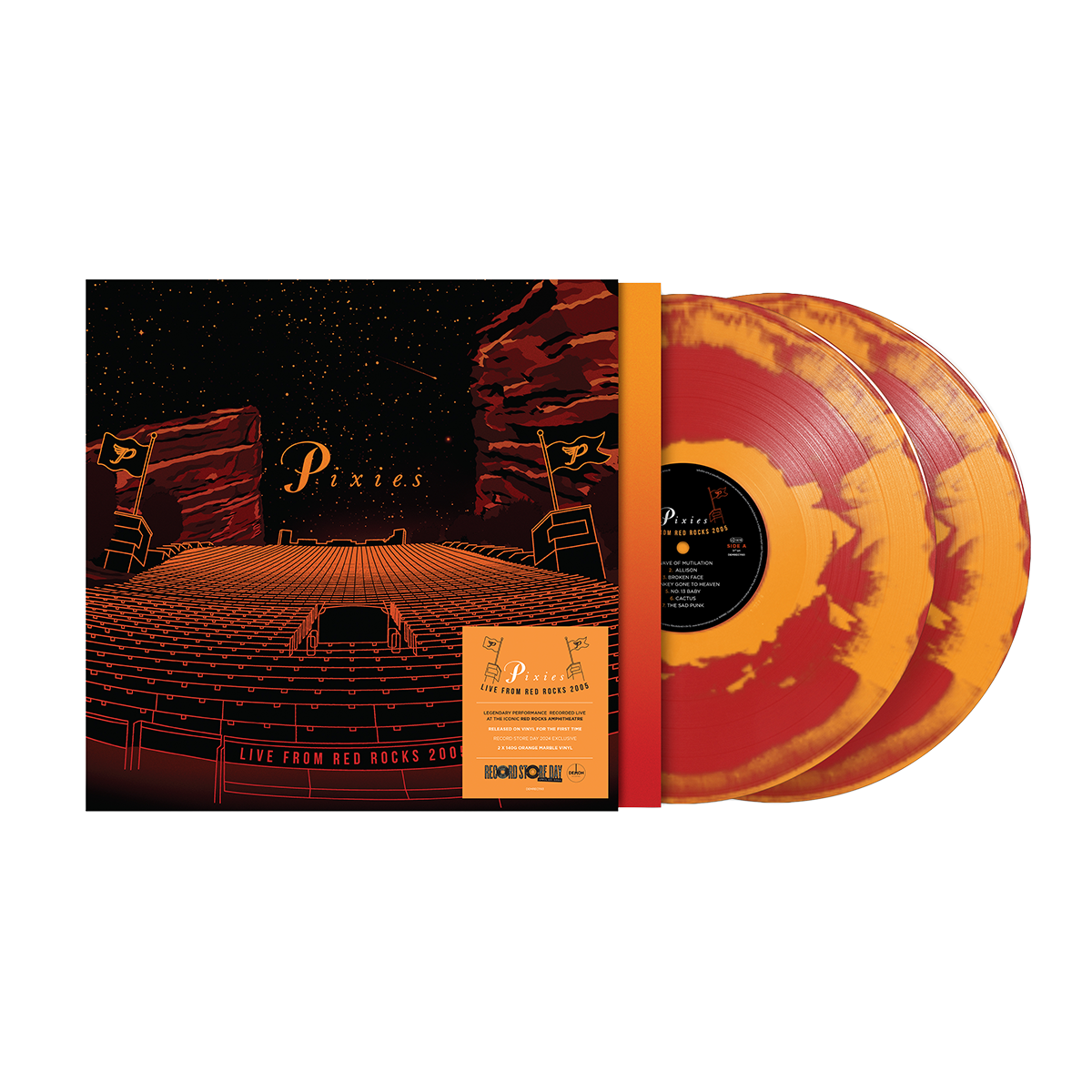 Pixies - Live From Red Rocks 2005: Orange Marble Vinyl 2LP [RSD24]