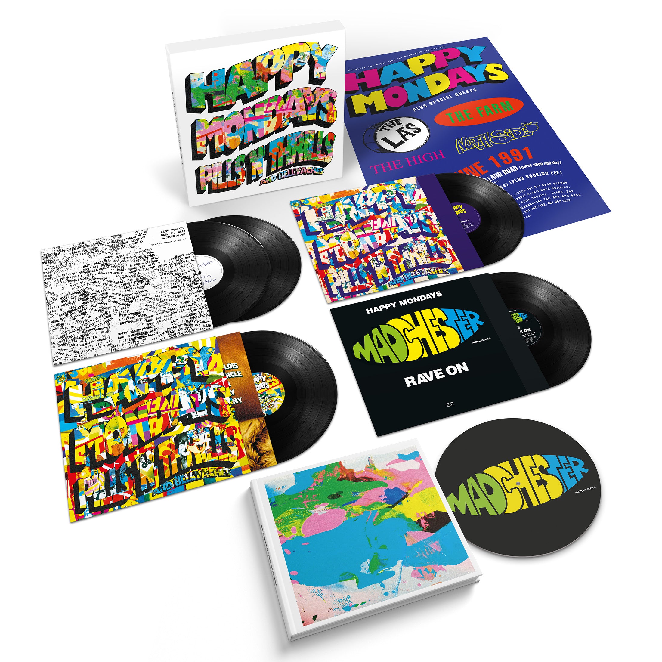 Happy Mondays - Pills 'n' Thrills and Bellyaches (Remastered): 5LP Deluxe Vinyl Box Set