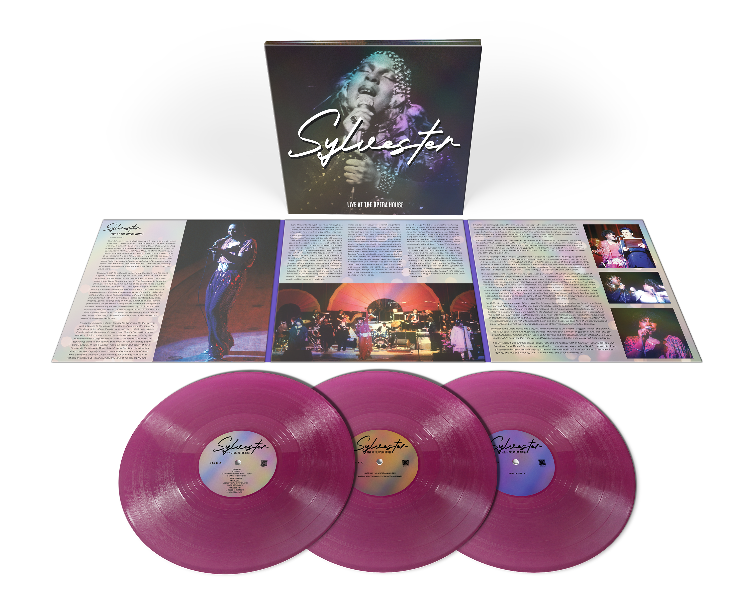 Sylvester - Live At The Opera House: Purple Vinyl 3LP