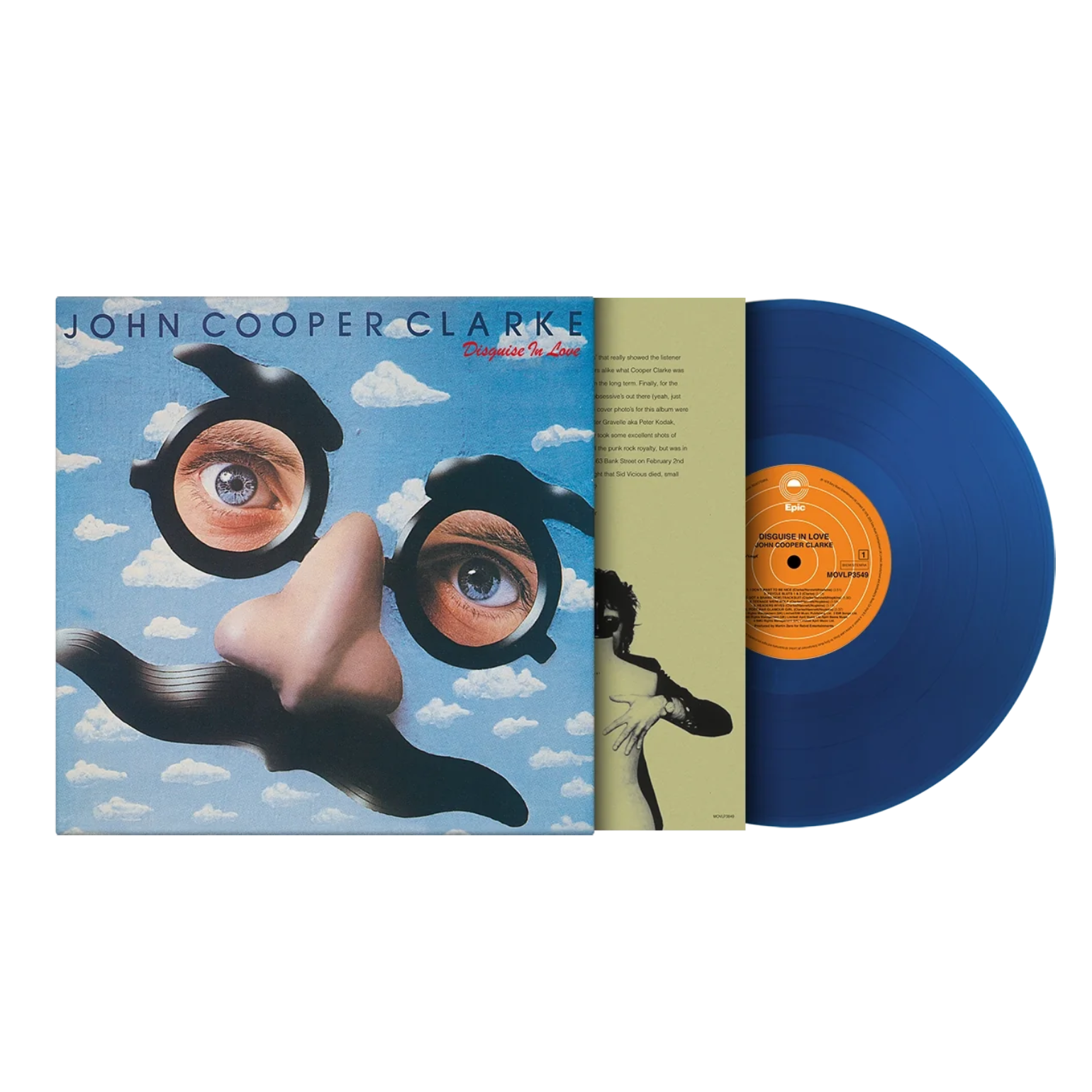 John Cooper Clarke - Disguise In Love: Limited Blue Vinyl LP