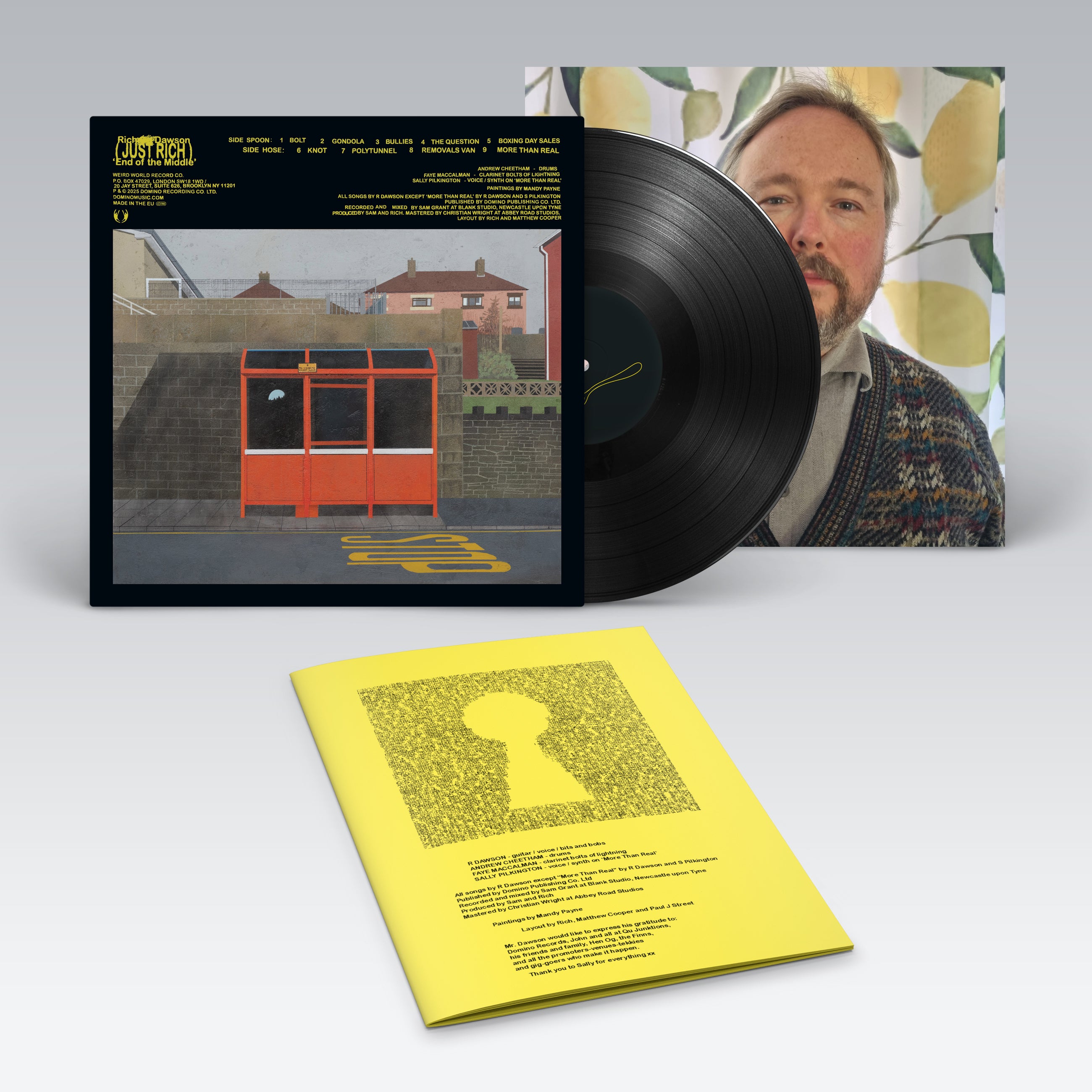 Richard Dawson - End of the Middle: Vinyl LP (w/ Limited Signed Print)