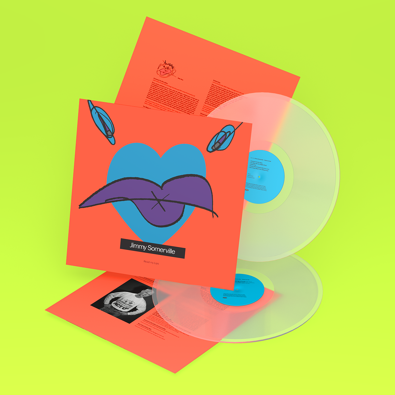 Jimmy Somerville - Read My Lips: Limited Deluxe Crystal Clear Vinyl 2LP