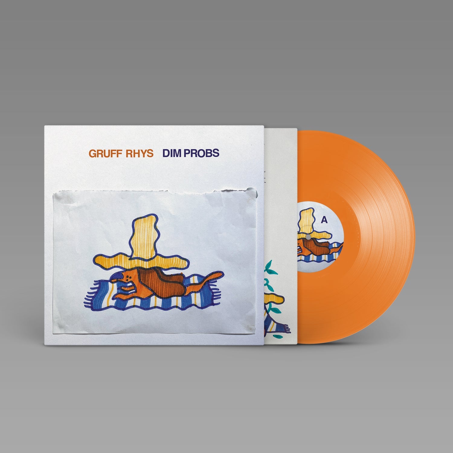 Dim Probs: Orange Vinyl LP & Signed Print