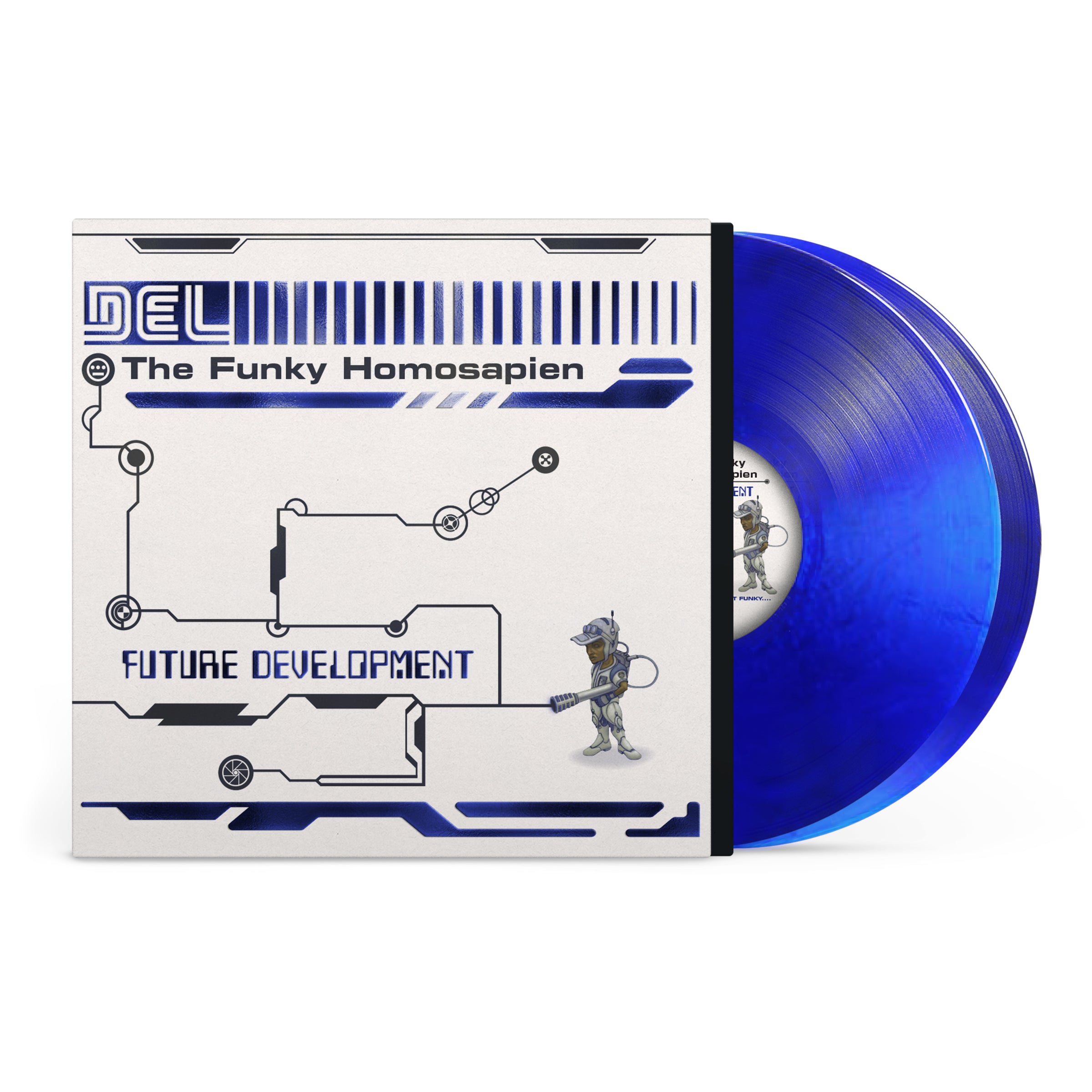 Del The Funky Homosapien - Future Development: Metallic Blue Vinyl 2LP