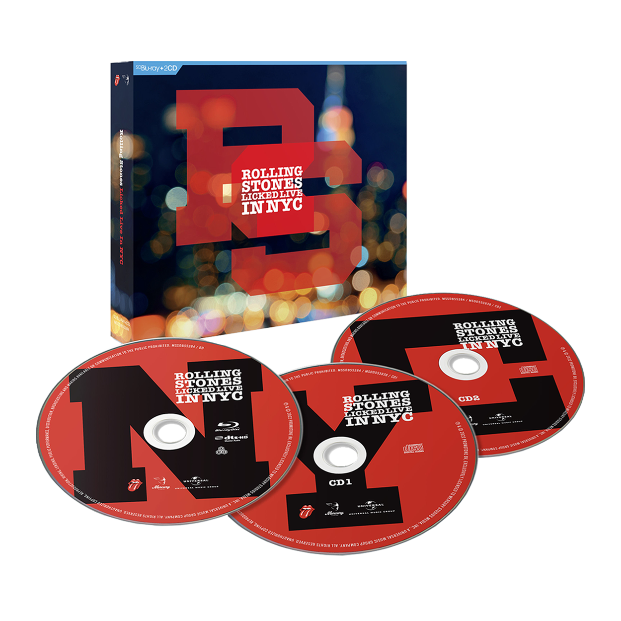 The Rolling Stones - Licked Live In NYC: SD Blu-Ray + 2CD