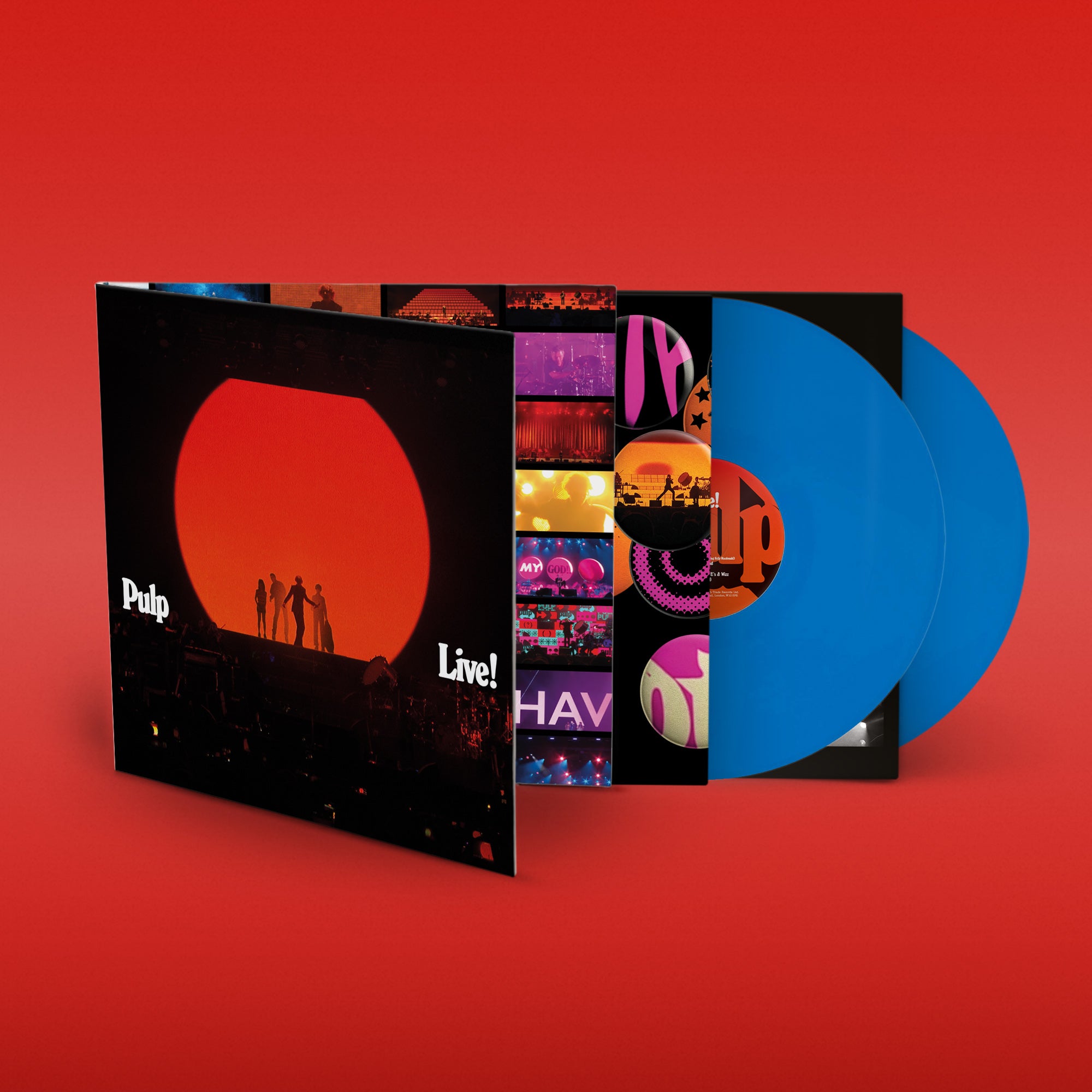 Pulp - Live! Gatefold Blue Vinyl 2LP