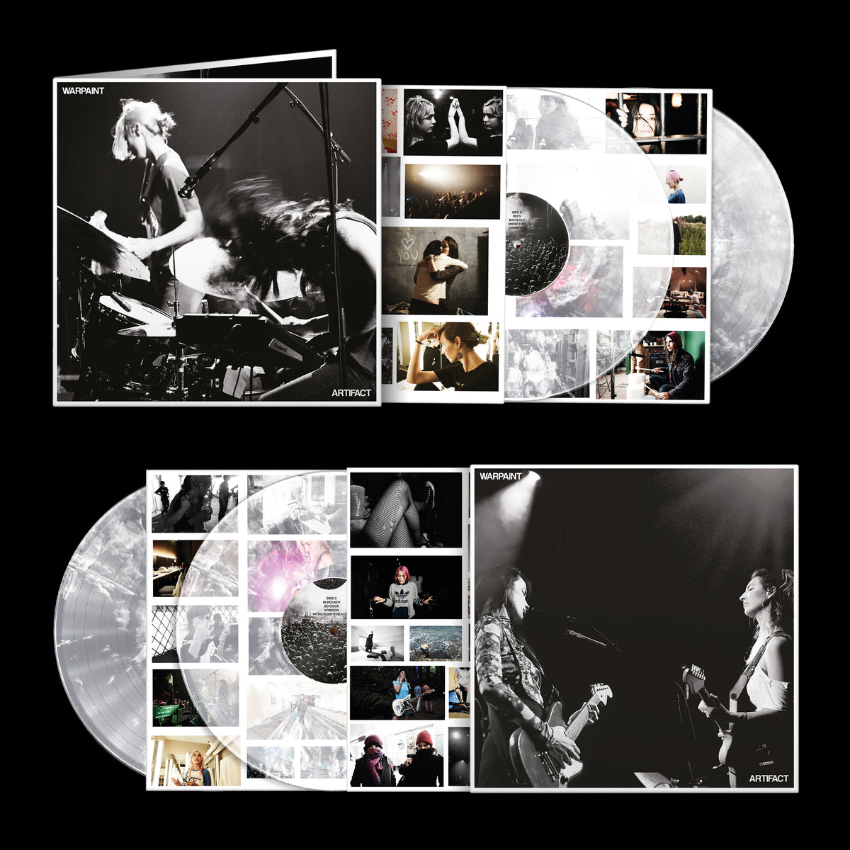 Warpaint - ARTIFACT: Clear White Marble Vinyl 2LP