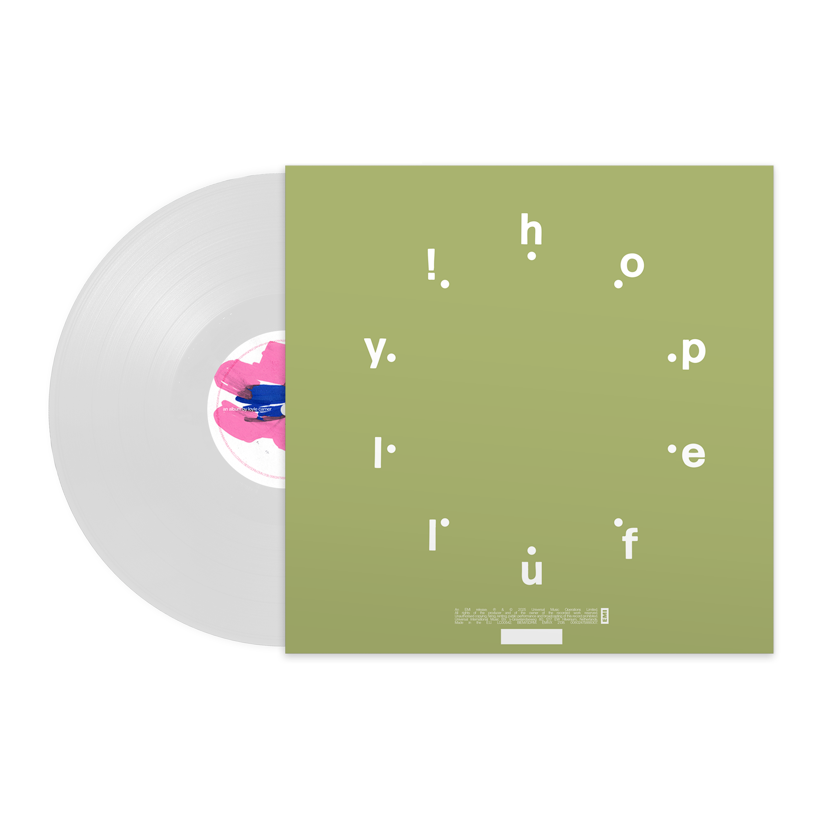Loyle Carner - hopefully ! standard clear lp