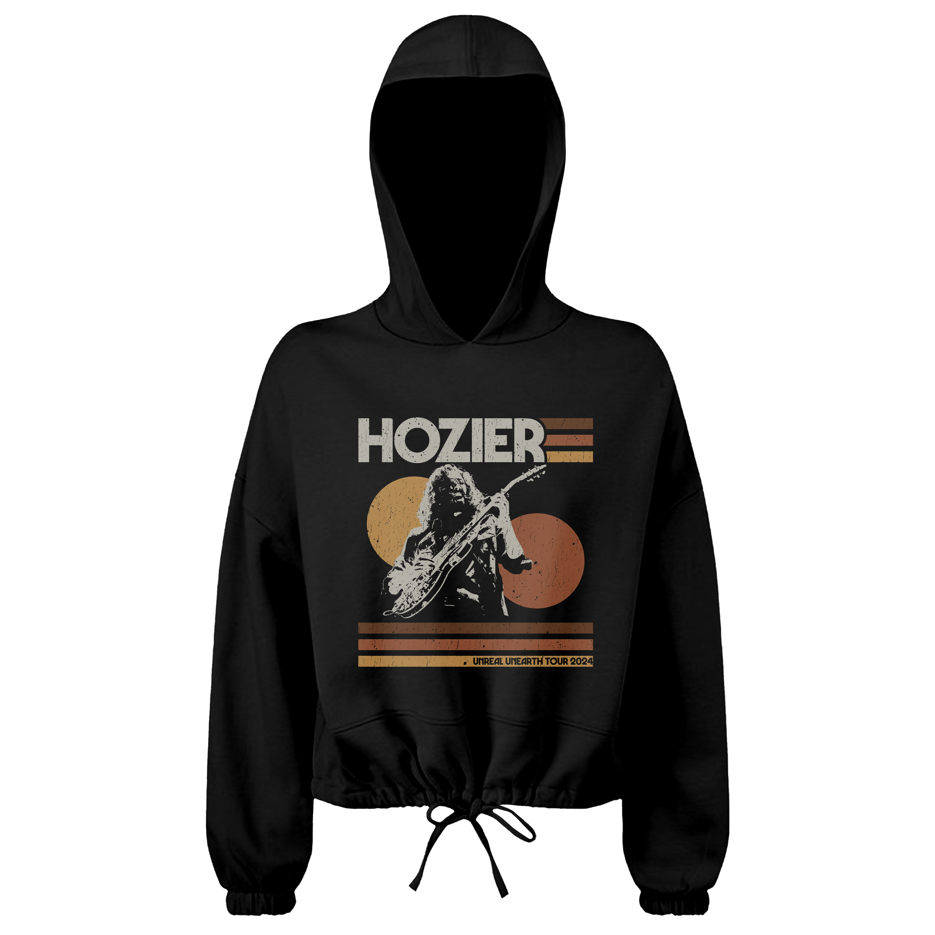 Hozier - 2024 Tour Print Cropped Hoodie