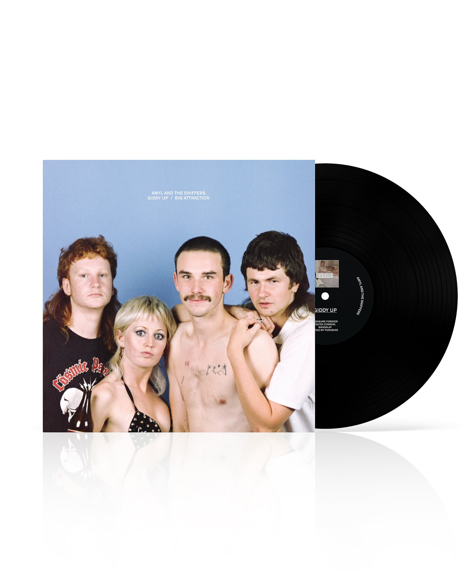 Amyl and the Sniffers - Giddy Up / Big Attraction: Black Vinyl LP